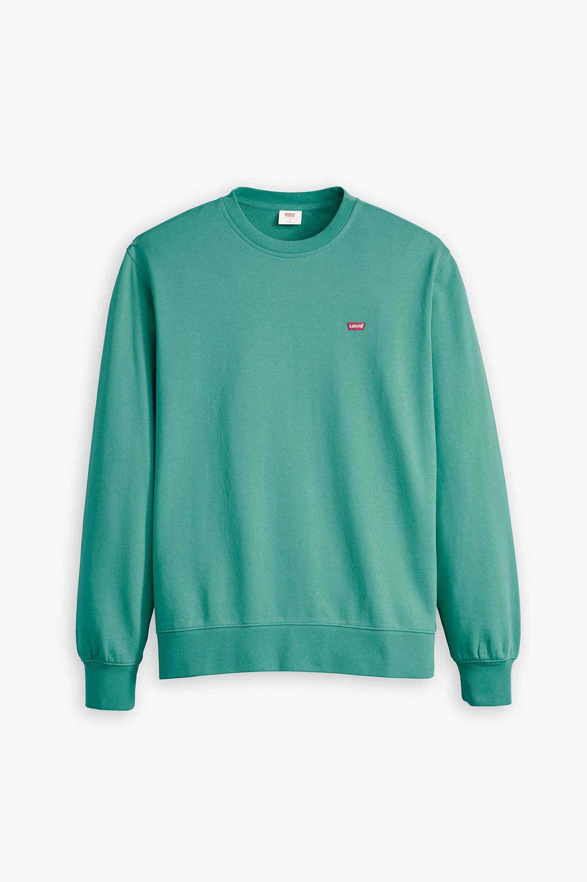 Levi's® ανδρική μπλούζα φούτερ με κεντημένο λογότυπο Standard Fit - 359090050 Πράσινο φωτογραφία