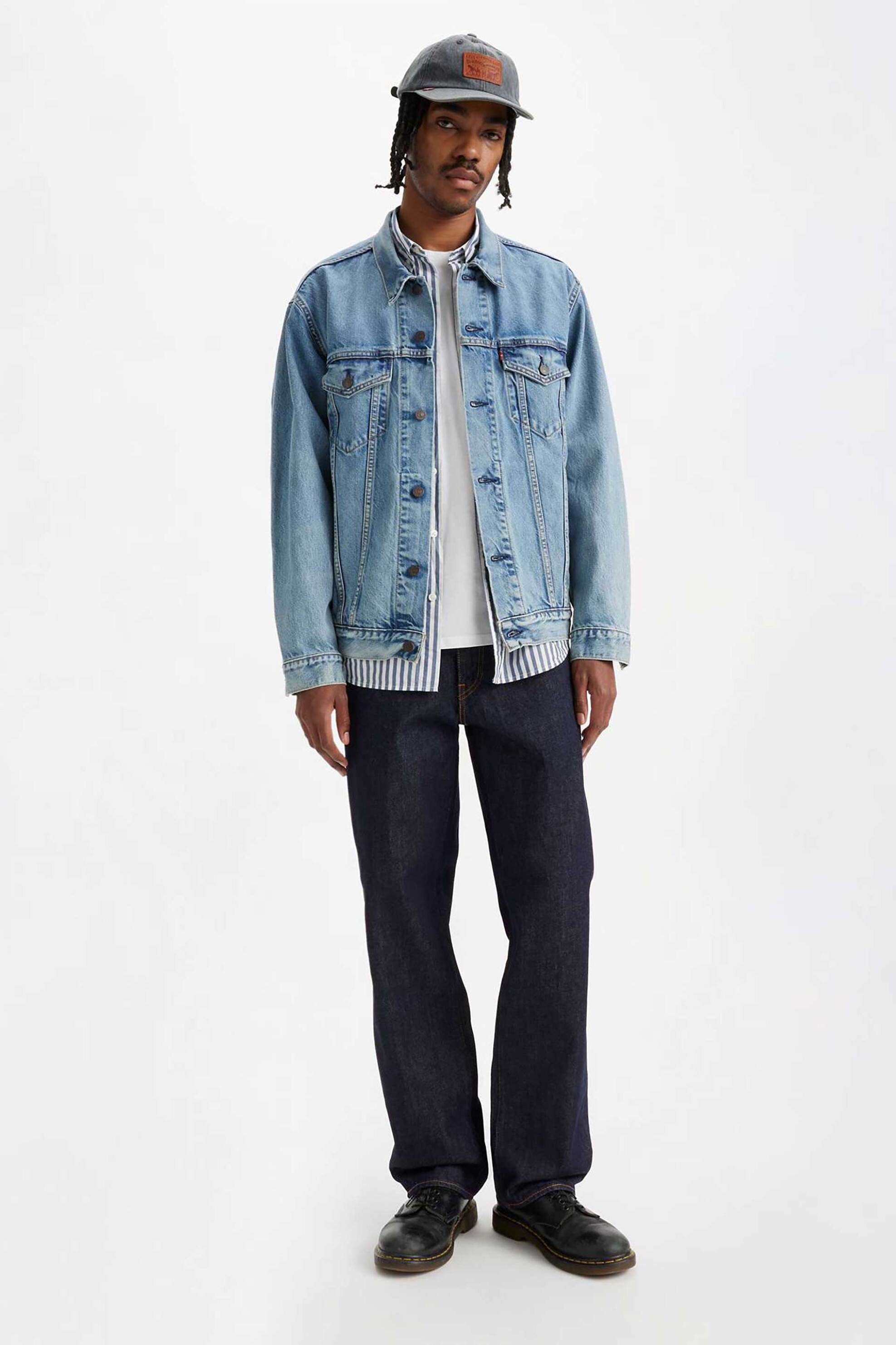 Levi's® ανδρικό τζιν παντελόνι πεντάτσεπο Loose Straight Fit ''568™'' - 290370078 Denim Blue Σκούρο