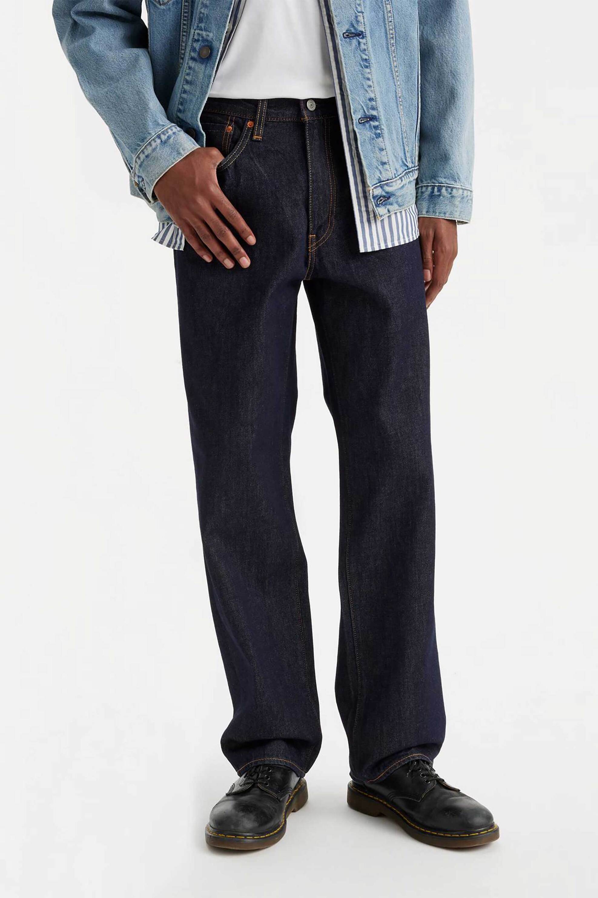 Levi's® ανδρικό τζιν παντελόνι πεντάτσεπο Loose Straight Fit ''568™'' - 290370078 Denim Blue Σκούρο φωτογραφία