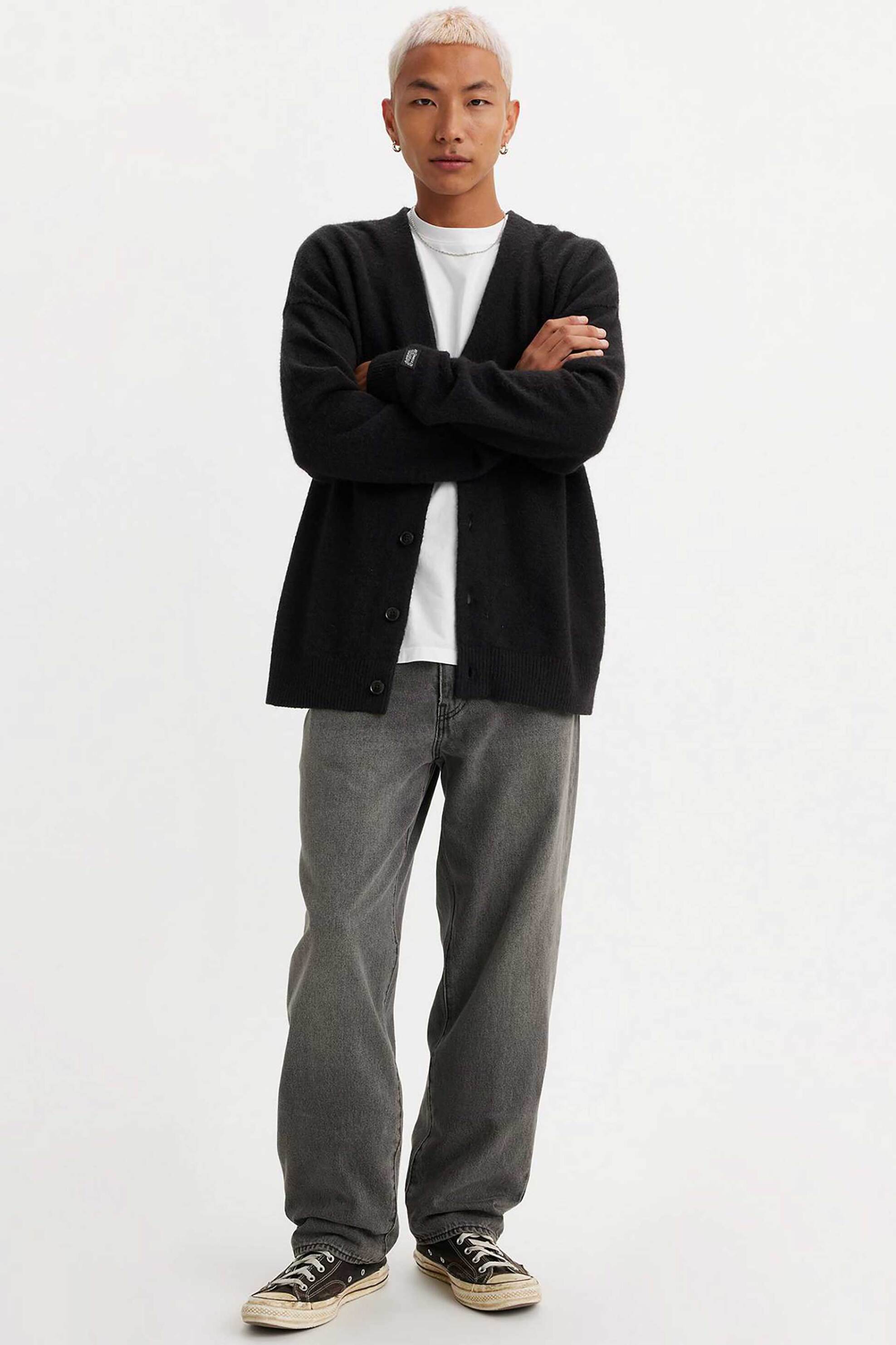 Levi's® ανδρικό τζιν παντελόνι πεντάτσεπο Loose Straight Fit "568™" - 290370052 Γκρι