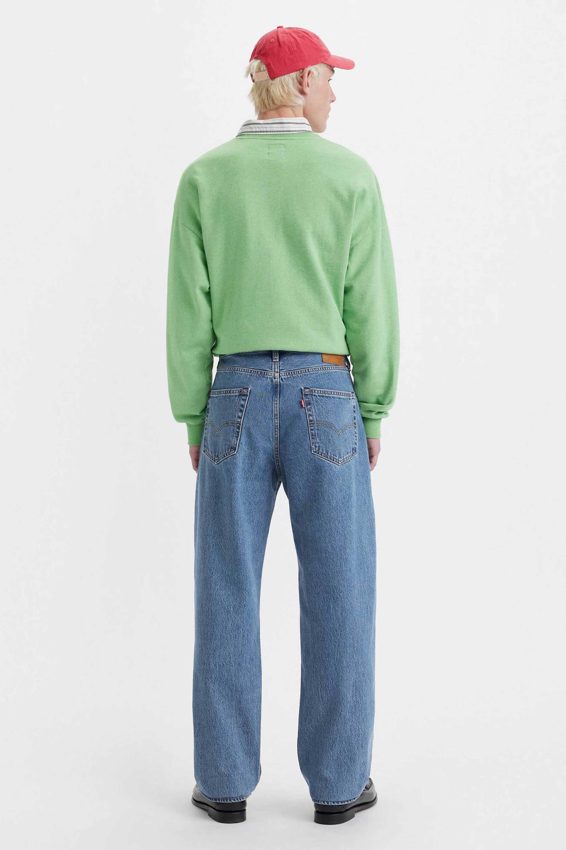 Levi&Apos S Ανδρικό Τζιν Παντελόνι Πεντάτσεπο Loose Straight Fit 568 - 290370061 Denim Blue