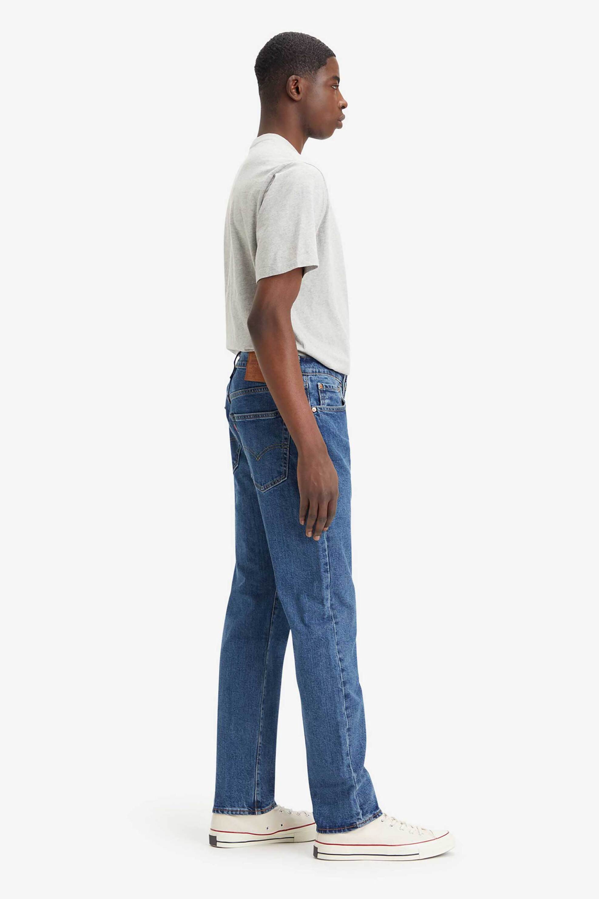 Levi's® ανδρικό τζιν παντελόνι πεντάτσεπο Taper Regular Fit ''502™'' - 295070555 Denim Blue Σκούρο φωτογραφία
