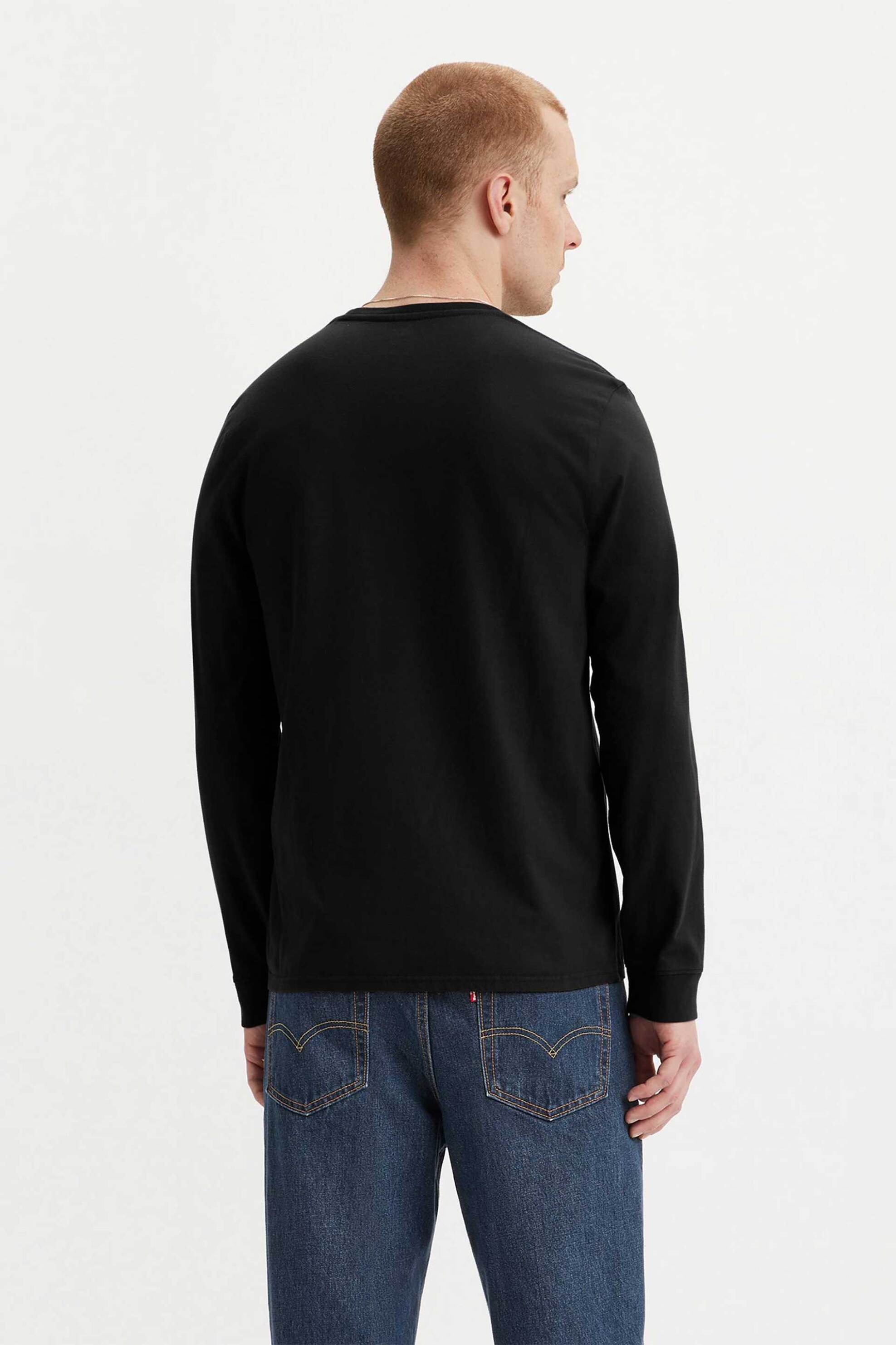 Levi's® ανδρική μπλούζα φούτερ με λογότυπο "Housemark" - 728480009 Μαύρο φωτογραφία