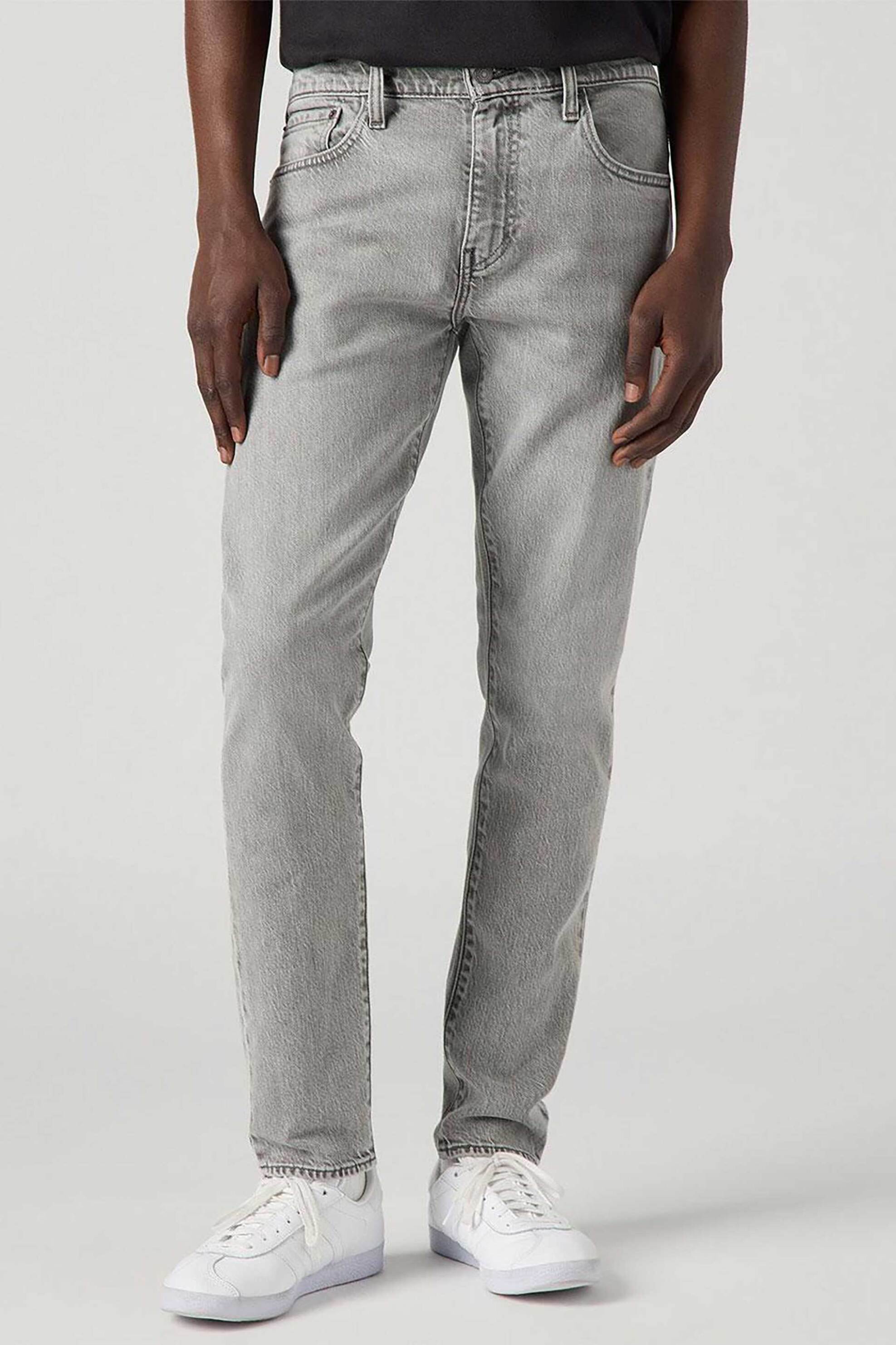 Levi's® ανδρικό τζιν παντελόνι πεντάτσεπο με logo patch Slim Fit "512™" - 288331414 Γκρι φωτογραφία
