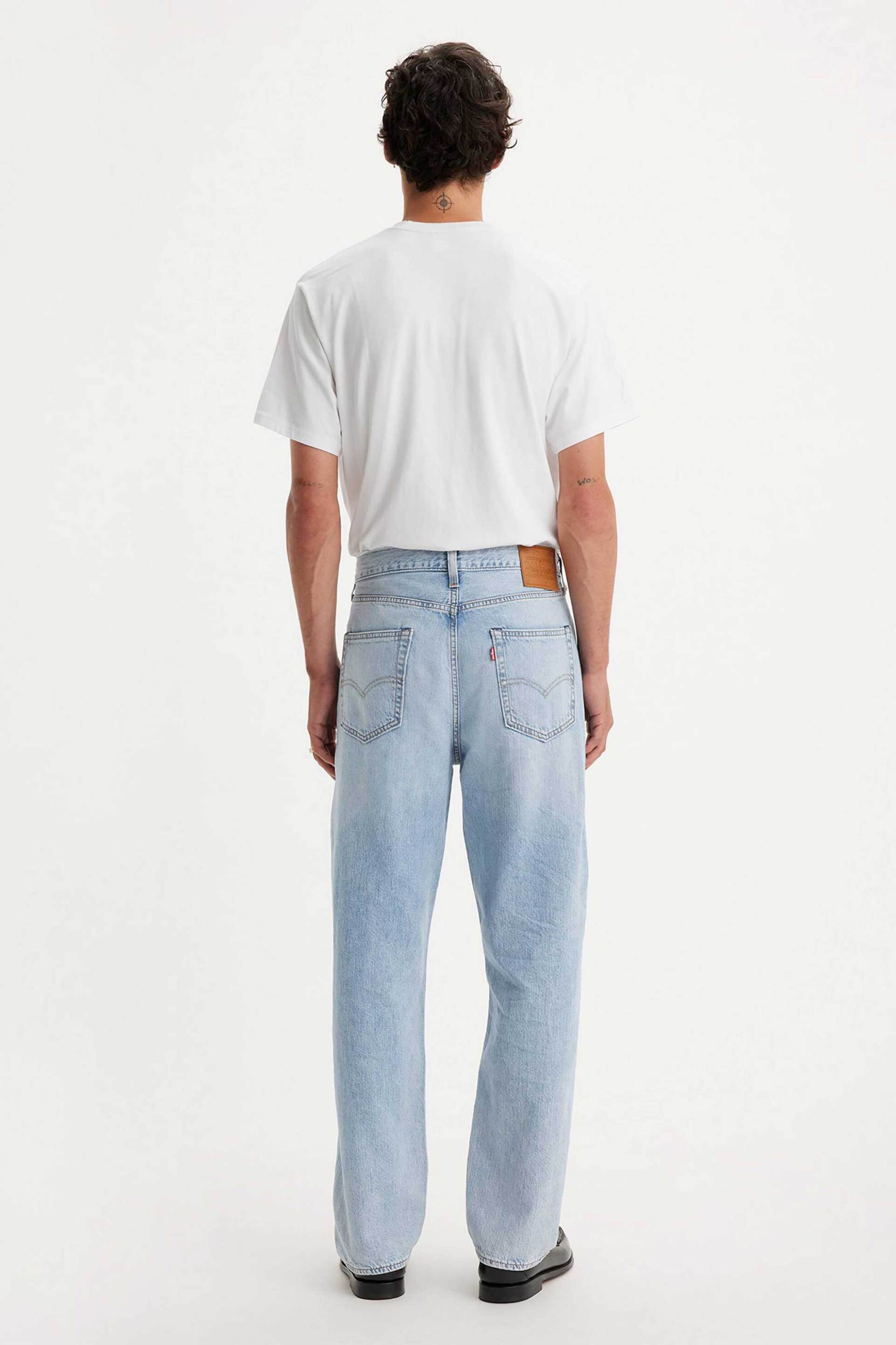 Levi's® ανδρικό τζιν παντελόνι πεντάτσεπο με logo patch Loose Fit - 290370070 Denim Blue Ανοιχτό φωτογραφία