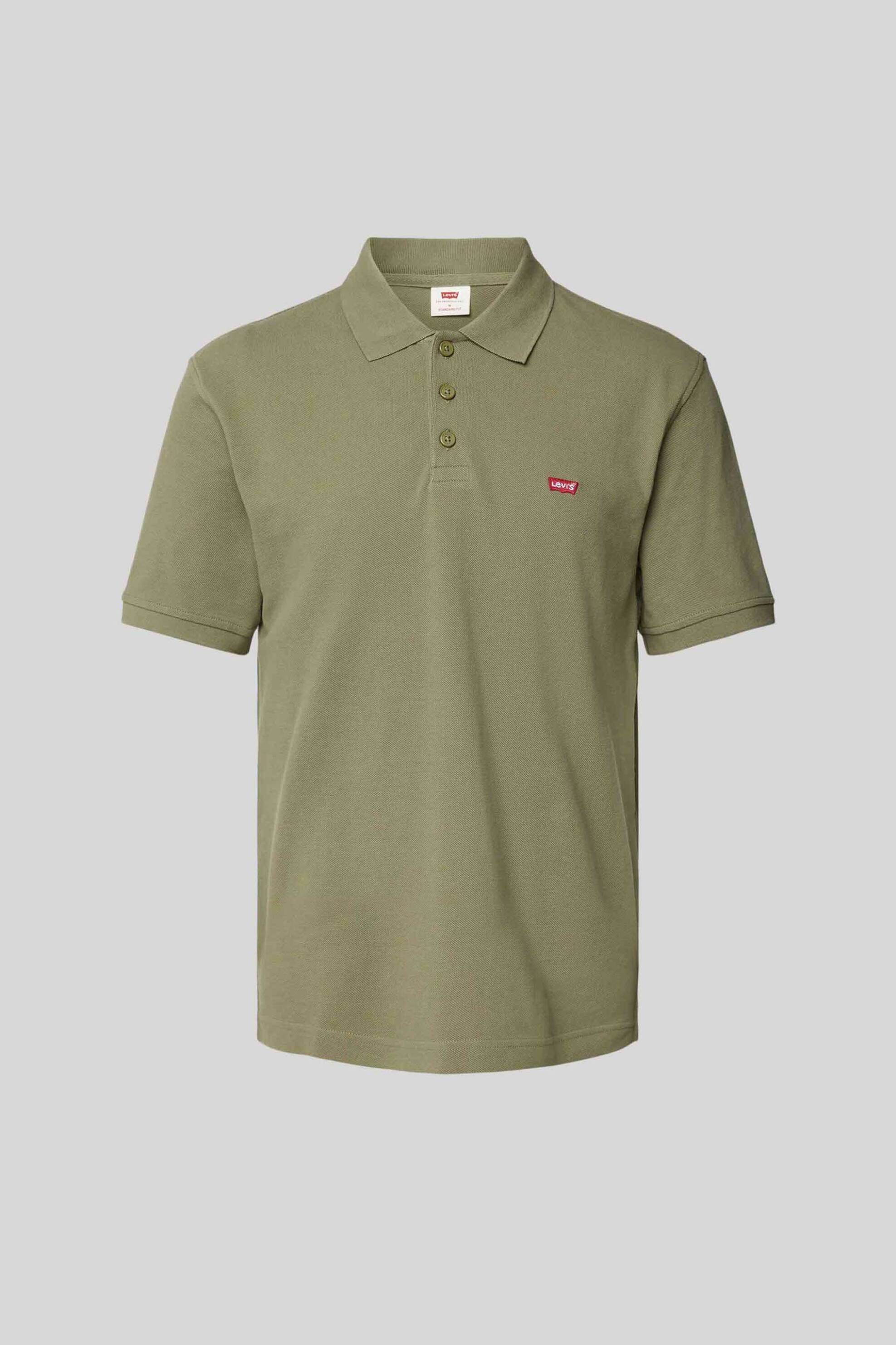 LEVI'S Levi's® ανδρική μπλούζα πόλο με κεντημένο λογότυπο Standard Fit - 358830277 Λαδί