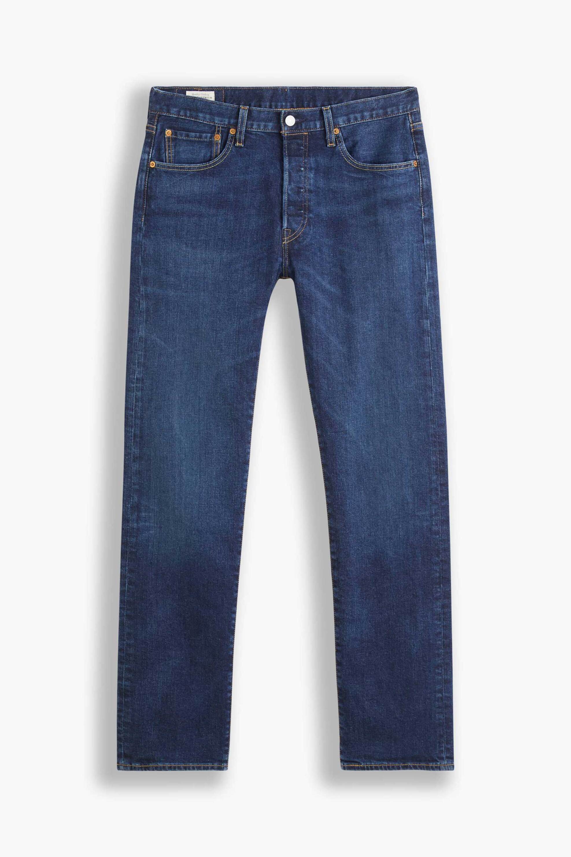 Levi&Apos S Ανδρικό Τζιν Παντελόνι Πεντάτσεπο Regular Fit 501 - 005013199 Denim Blue