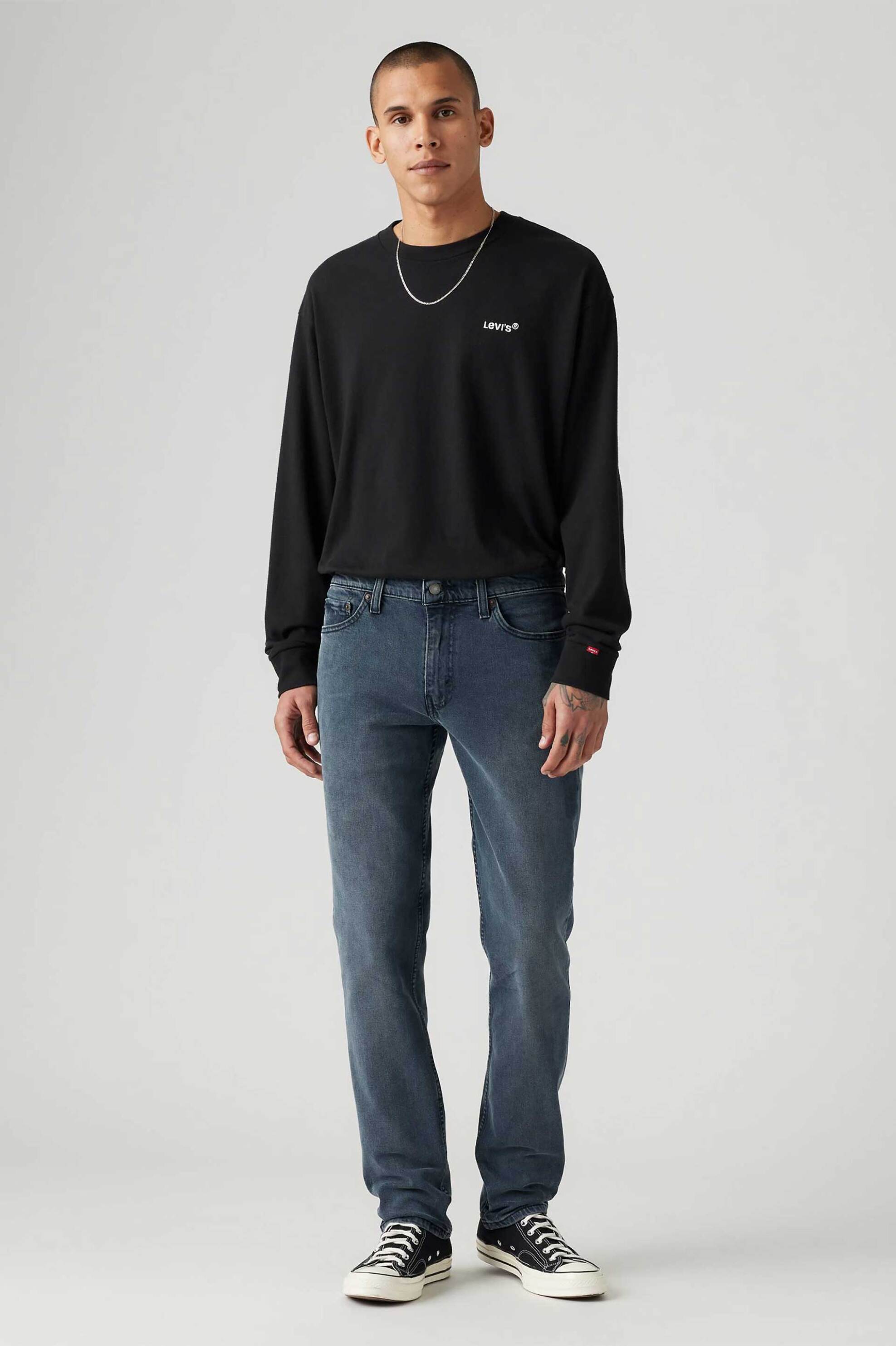 Levi's® ανδρικό τζιν παντελόνι πεντάτσεπο Slim Fit "511™" - 045115435 Denim Blue Σκούρο