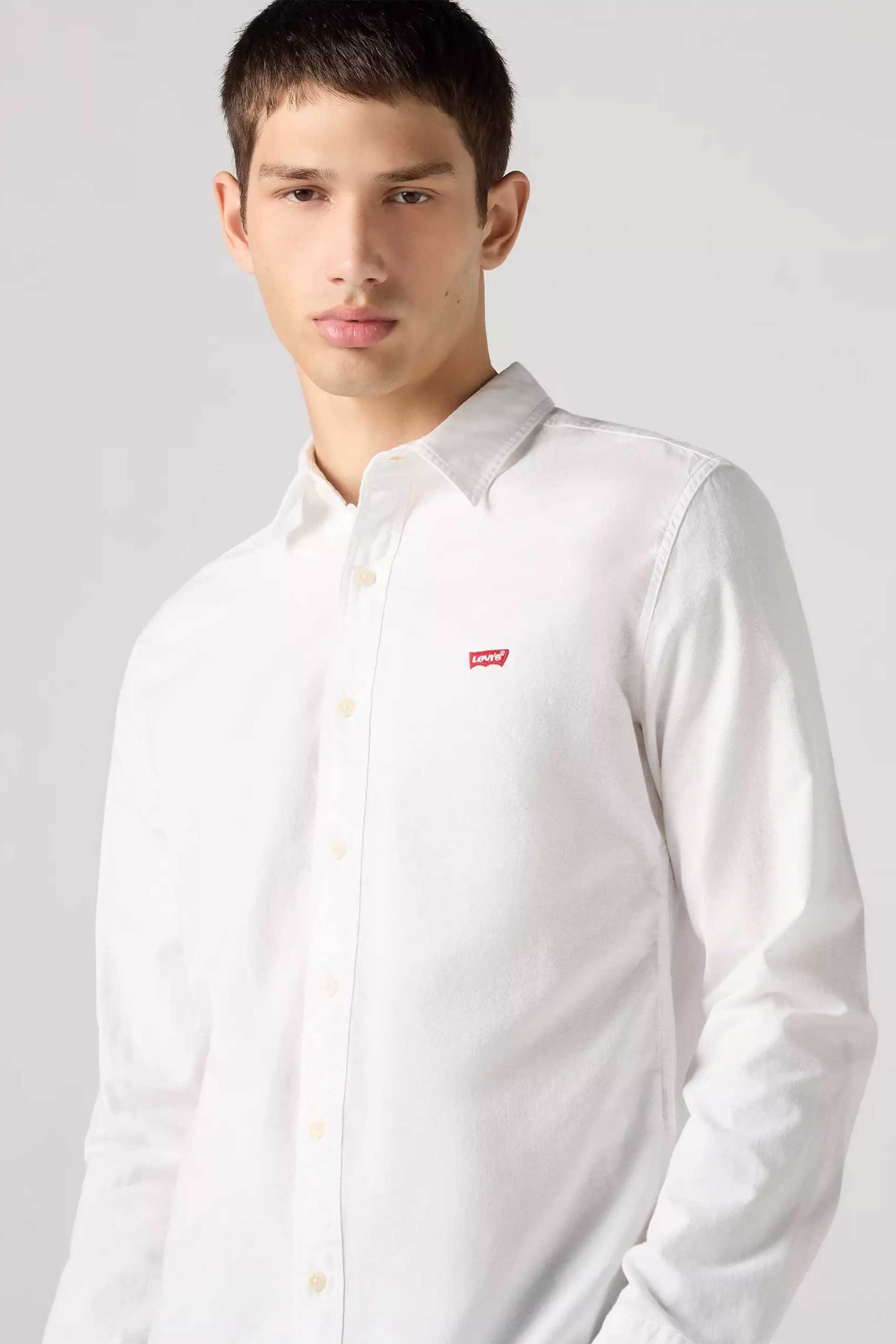 Levi's® ανδρικό πουκάμισο μονόχρωμο Slim Fit - 866250002 Λευκό φωτογραφία