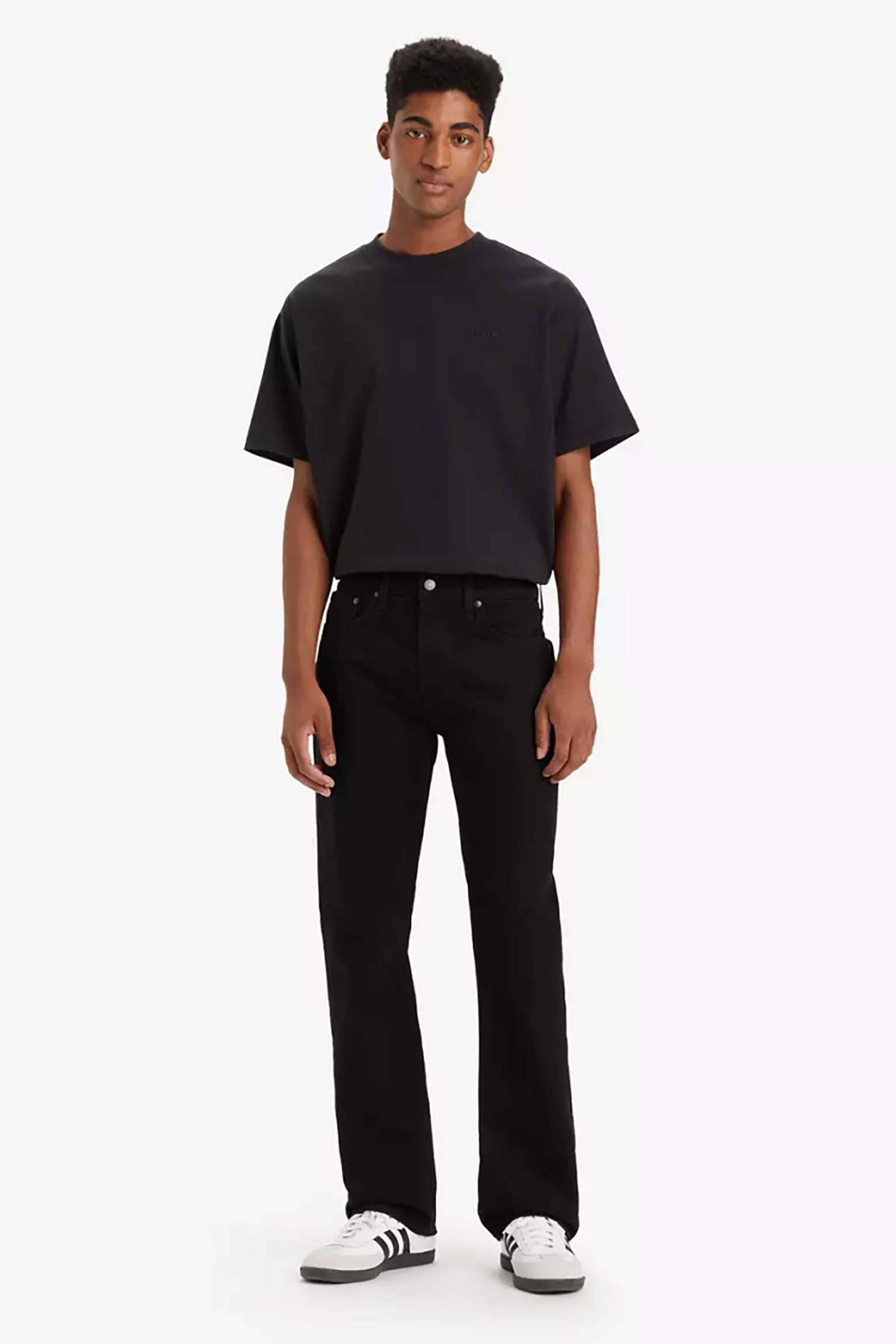 Levi's® ανδρικό τζιν παντελόνι πεντάτσεπο Slim Fit "527" - 055270720 Μαύρο