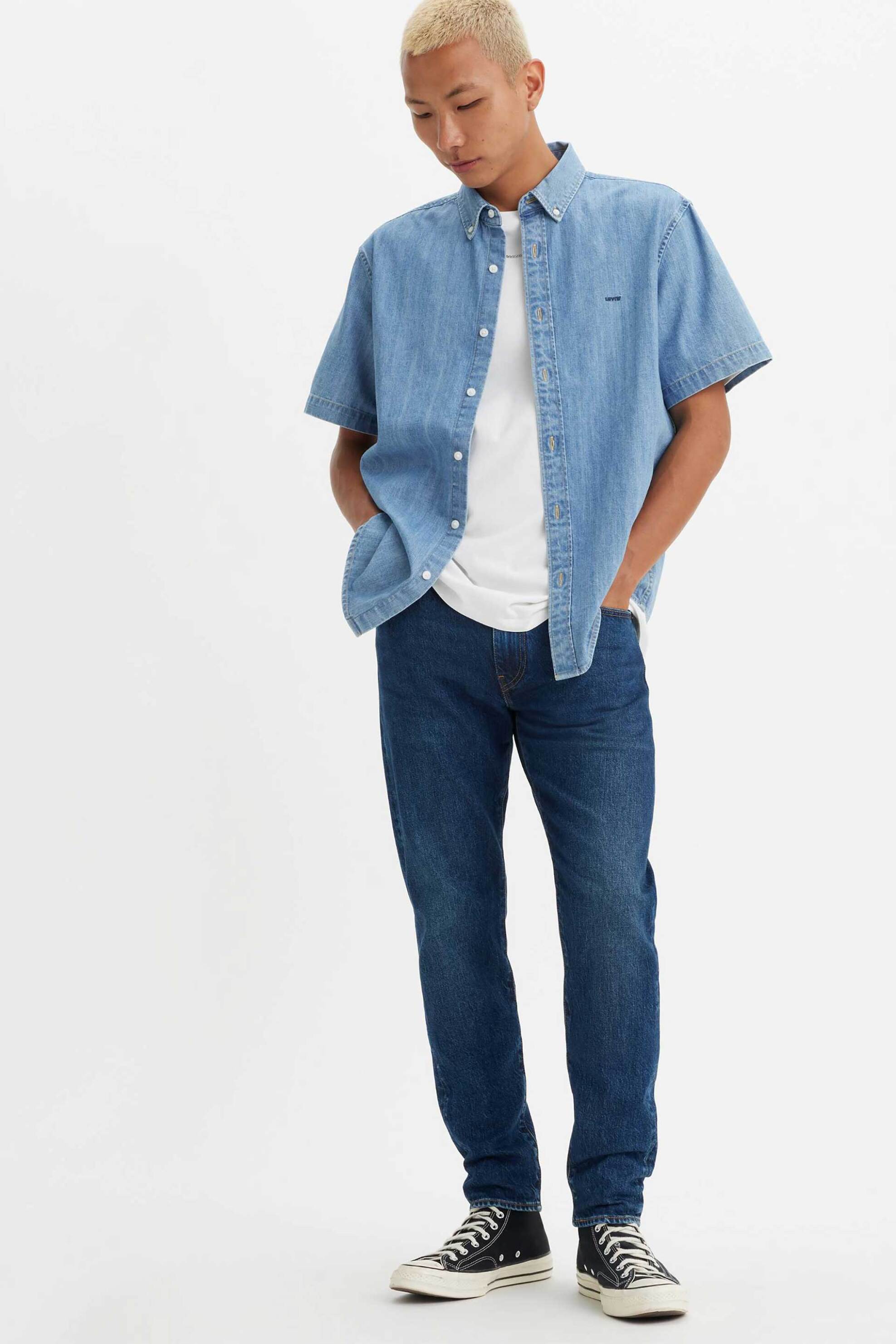 Levi's® ανδρικό τζιν παντελόνι πεντάτσεπο Slim Fit "512" - 288331294 Denim Blue