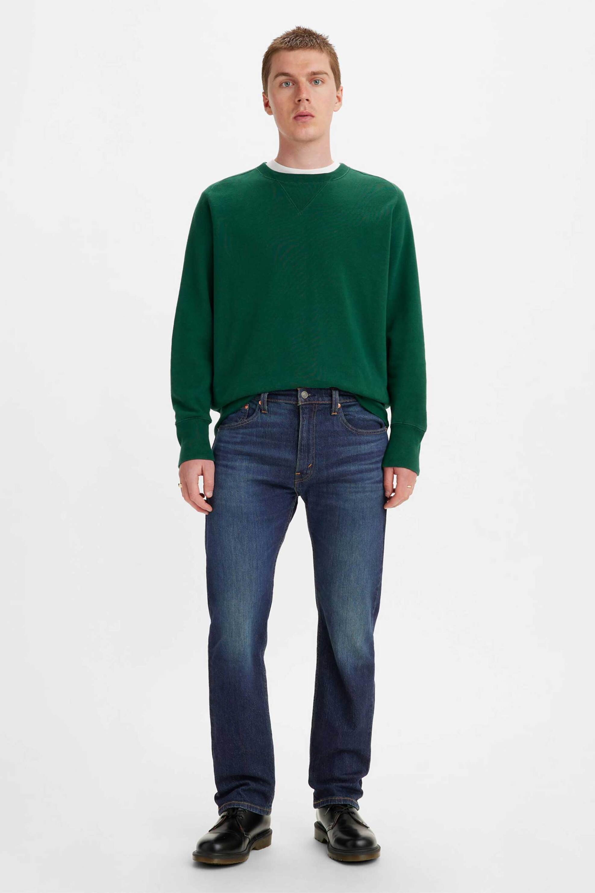 Levi's® ανδρικό τζιν παντελόνι πεντάτσεπο Regular Fit "505" - 005052409-** Denim Blue