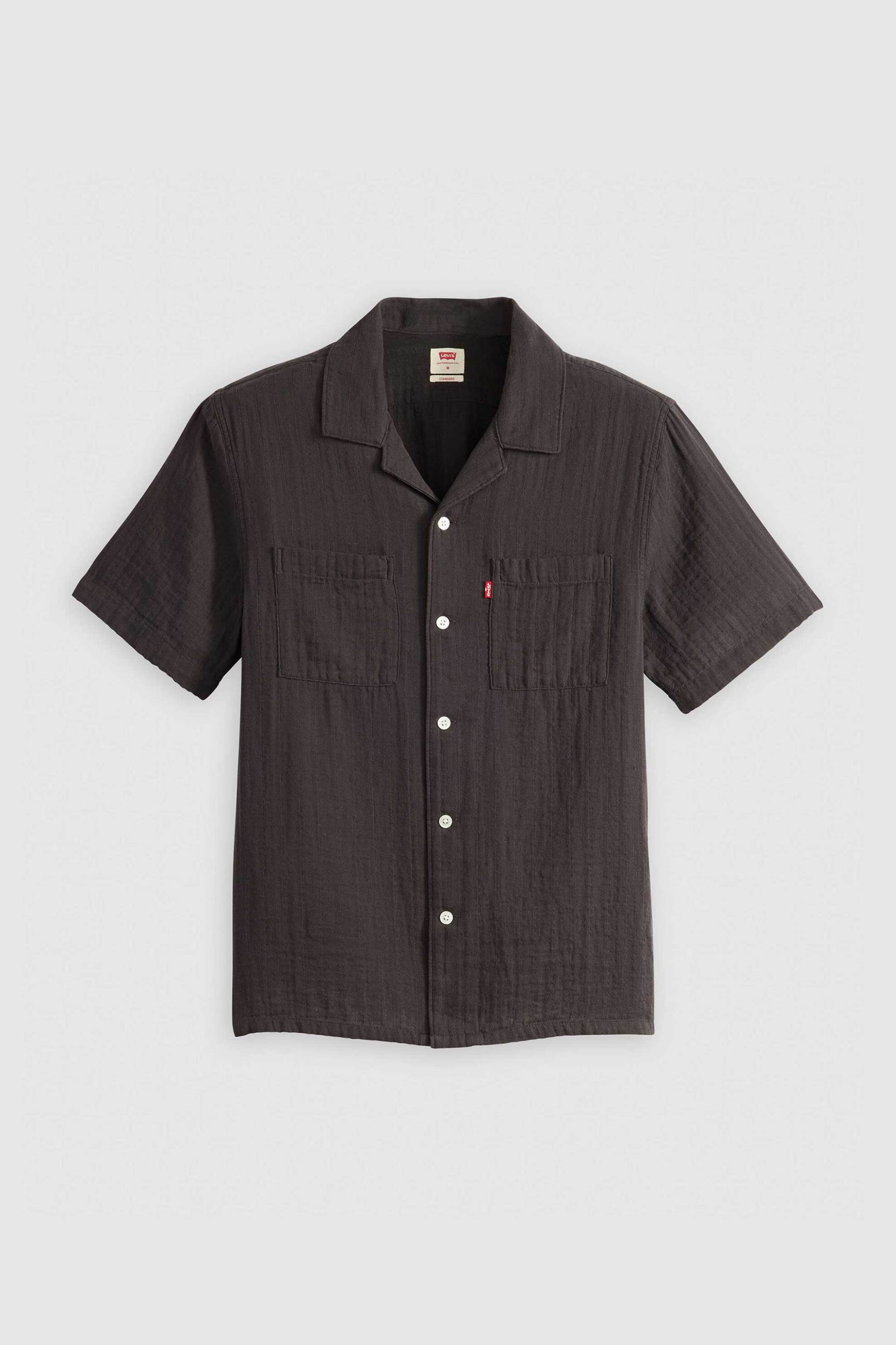 Levi&Apos S Ανδρικό Πουκάμισο Μονόχρωμο Standard Fit - A84570014 Μαύρο