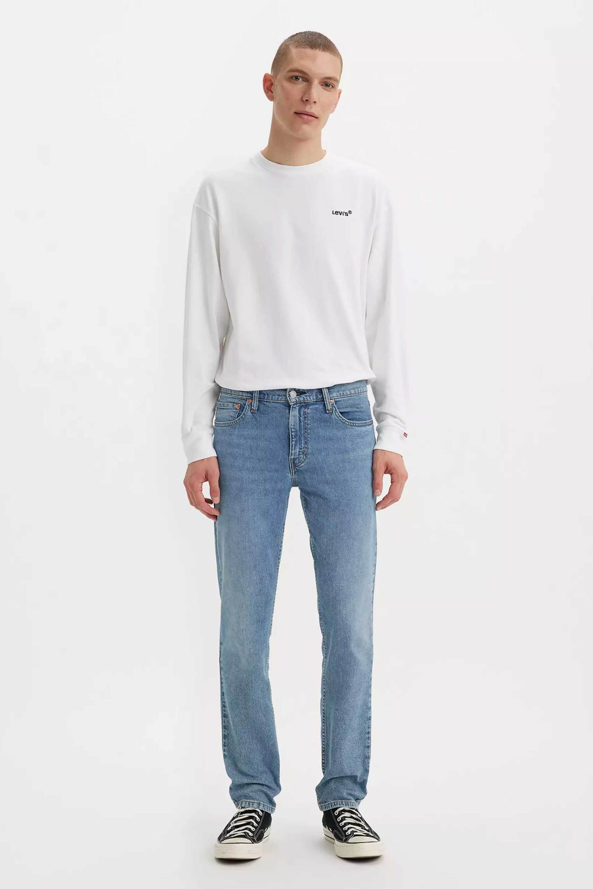 Levi's® ανδρικό τζιν παντελόνι πεντάτσεπο Slim Fit "511™" - 045115856 Denim Blue