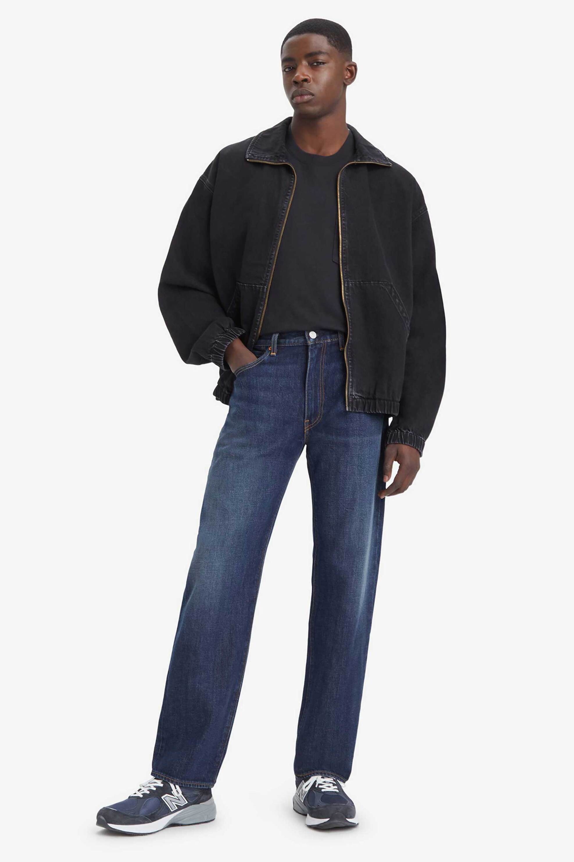 Levi's® ανδρικό τζιν παντελόνι πεντάτσεπο Relaxed Fit "555™" - 000LO0003 Denim Blue