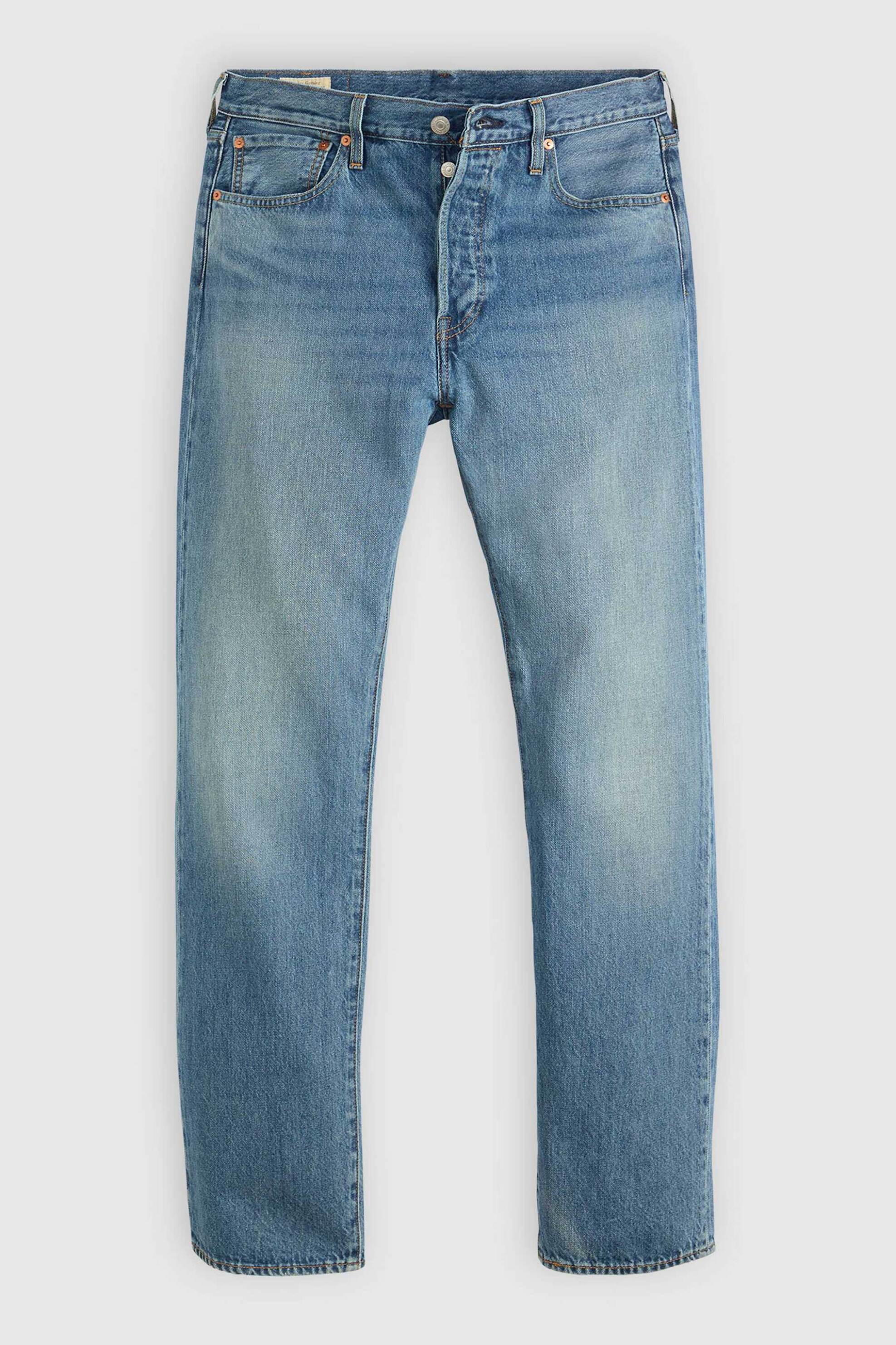 Levi's® ανδρικό τζιν παντελόνι πεντάτσεπο Regular Fit "501™" - 005013739 Σκούρο Μπλε φωτογραφία