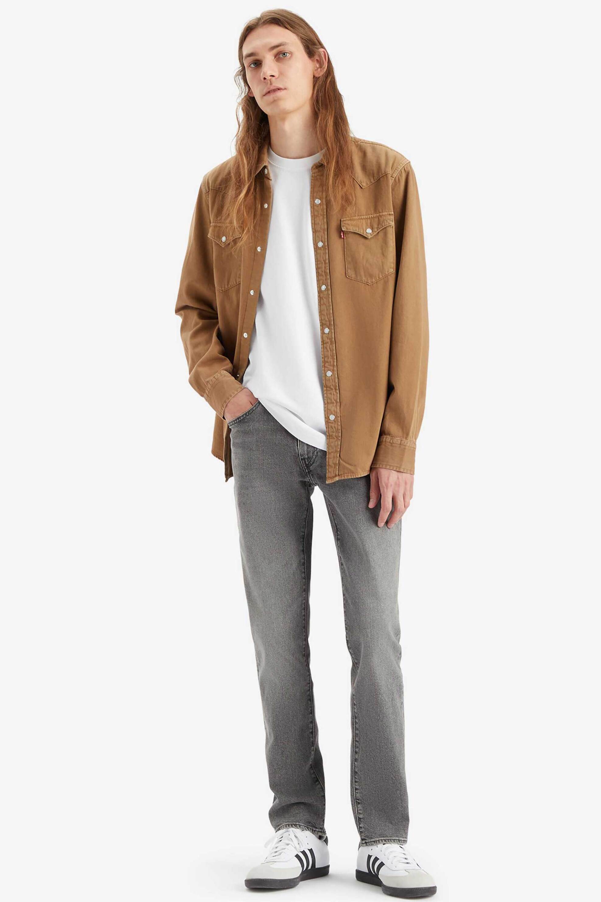 Levi's® ανδρικό τζιν παντελόνι πεντάτσεπο Slim Fit "511™" - 045115825 Ανθρακί