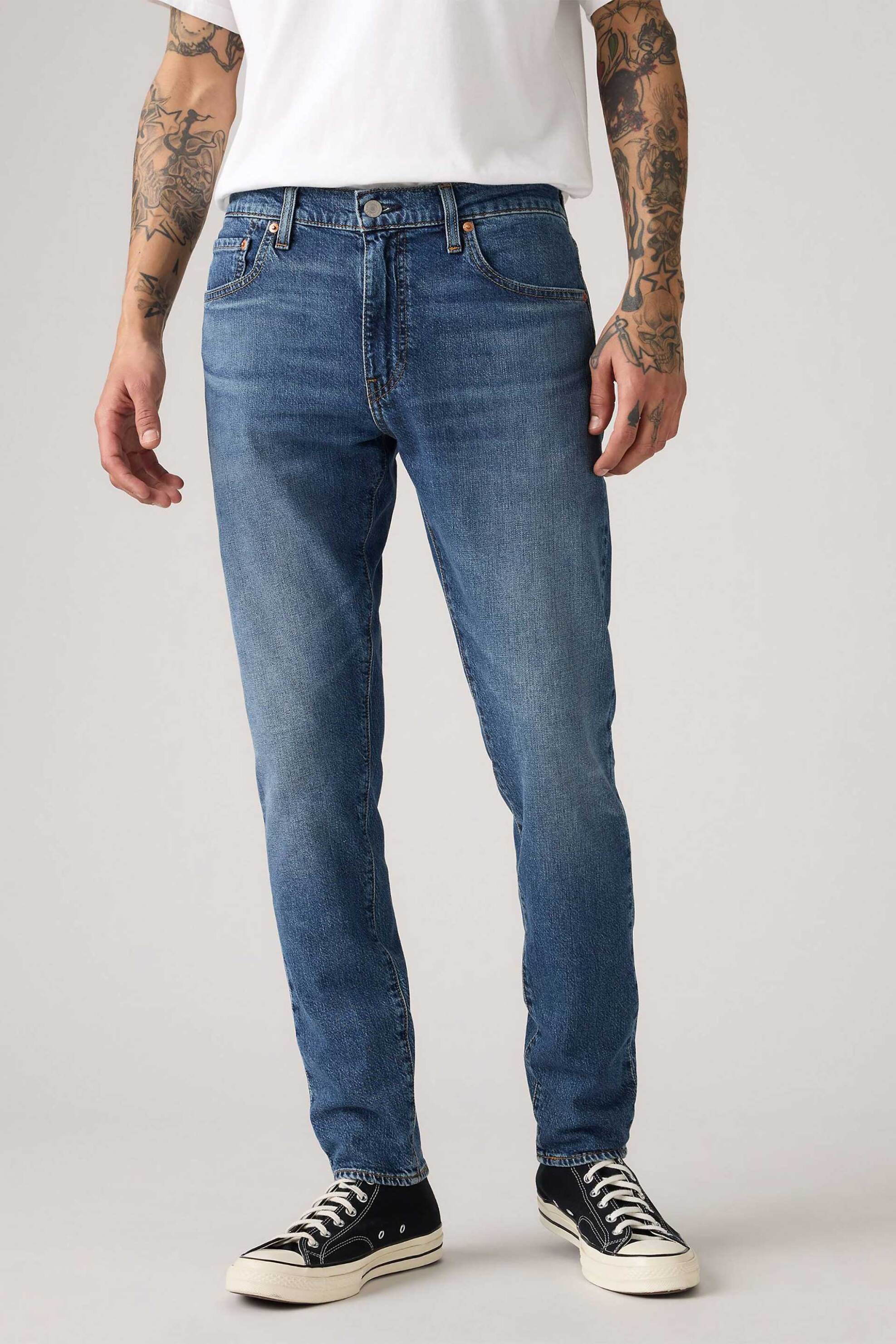 Levi's® ανδρικό τζιν παντελόνι πεντάτσεπο Tapered Fit "512™" - 288331456 Denim Blue φωτογραφία