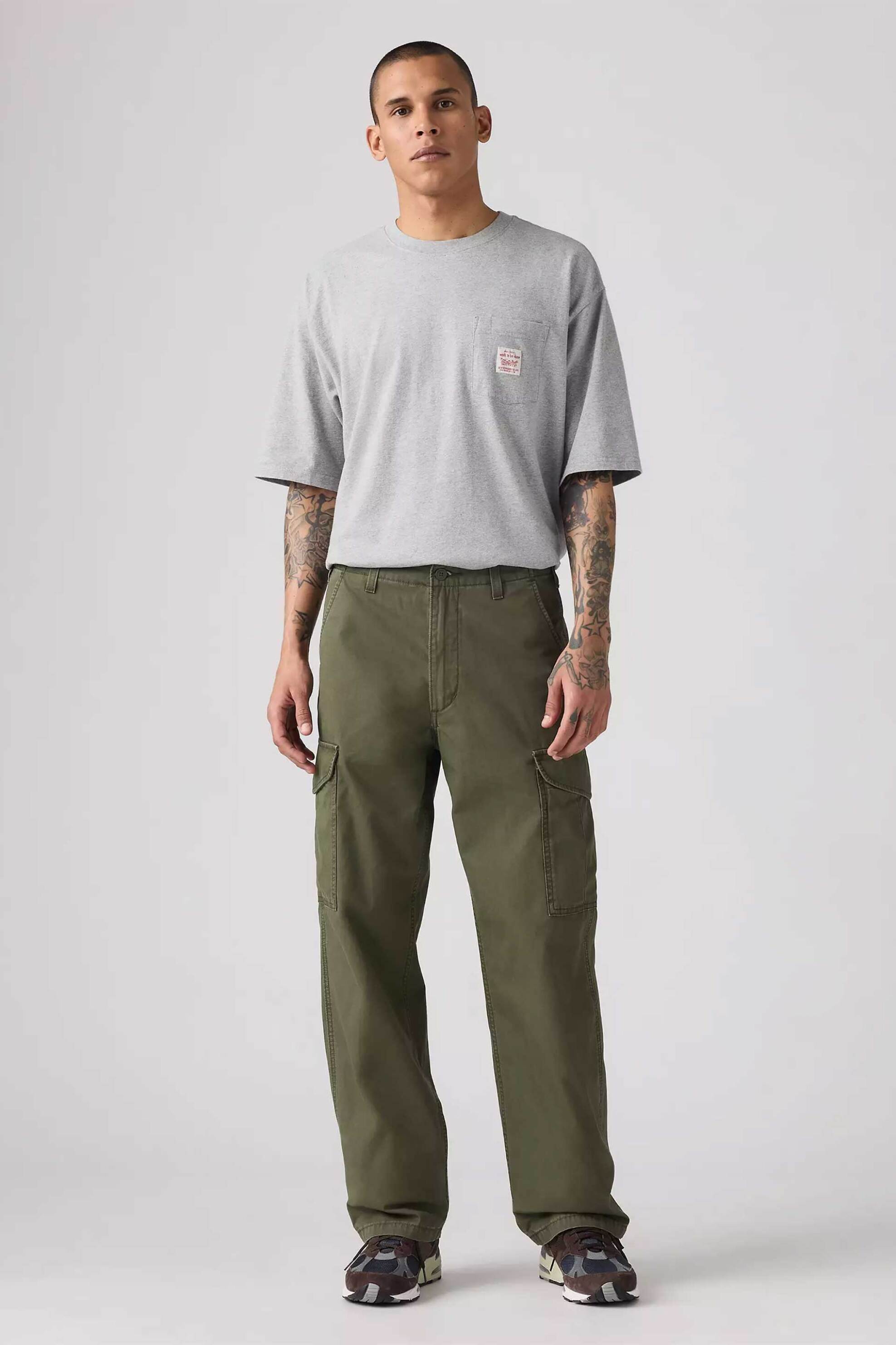 Levi's® ανδρικό cargo παντελόνι Baggy Fit "Xx" - 003KQ0003 Χακί