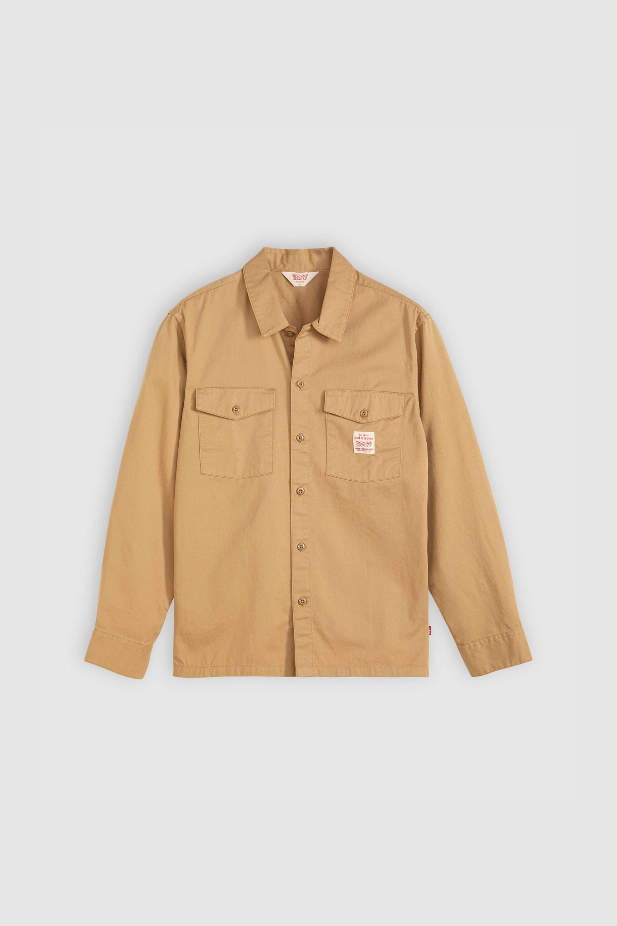 Levi's® ανδρικό overshirt με τσέπες Relaxed Fit "Worker" - 003O20001 Μπεζ φωτογραφία