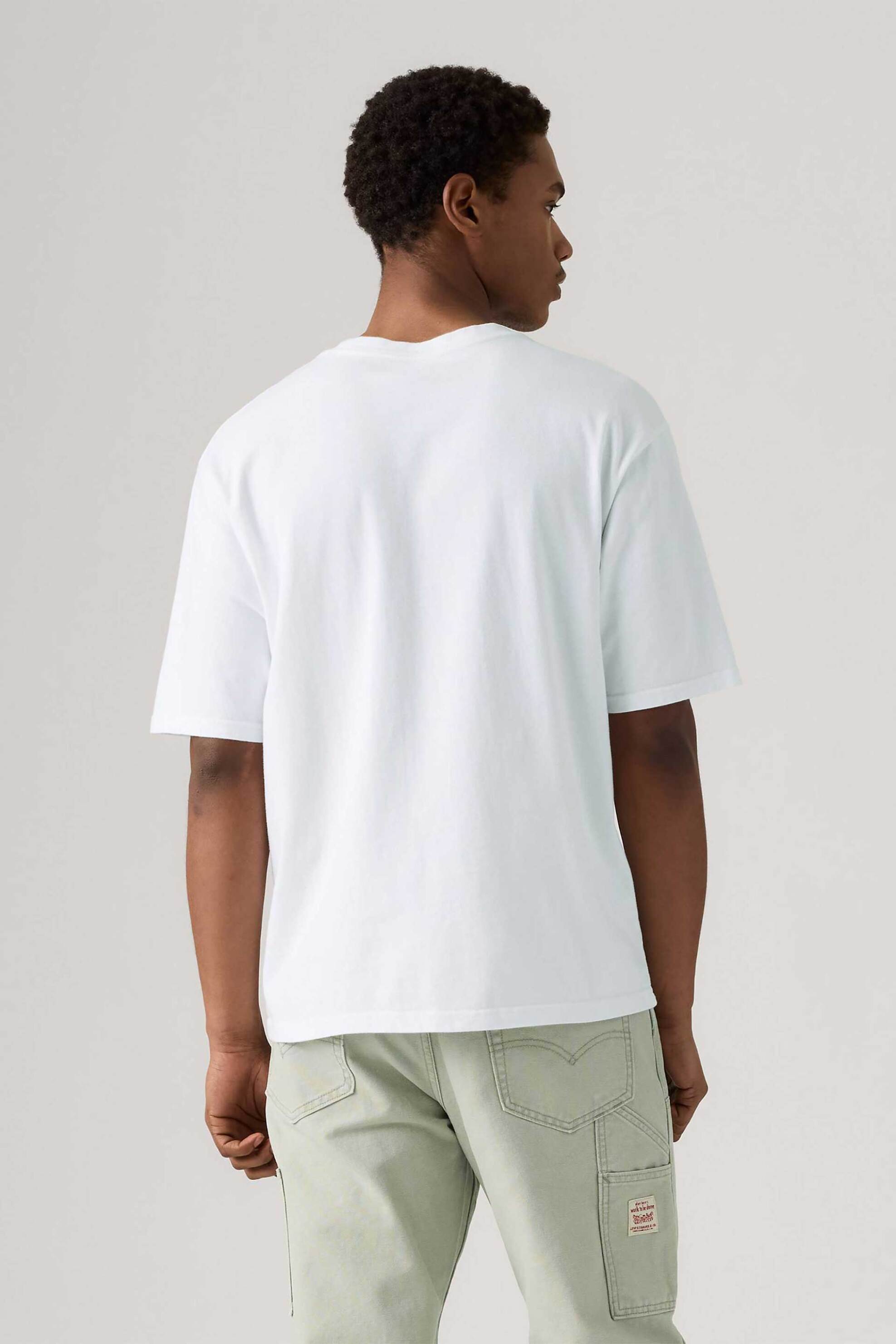 Levi&Apos S Ανδρικό T-Shirt με Τσέπη Στο Στήθος Relaxed Fit Workwear - A58500005 Λευκό
