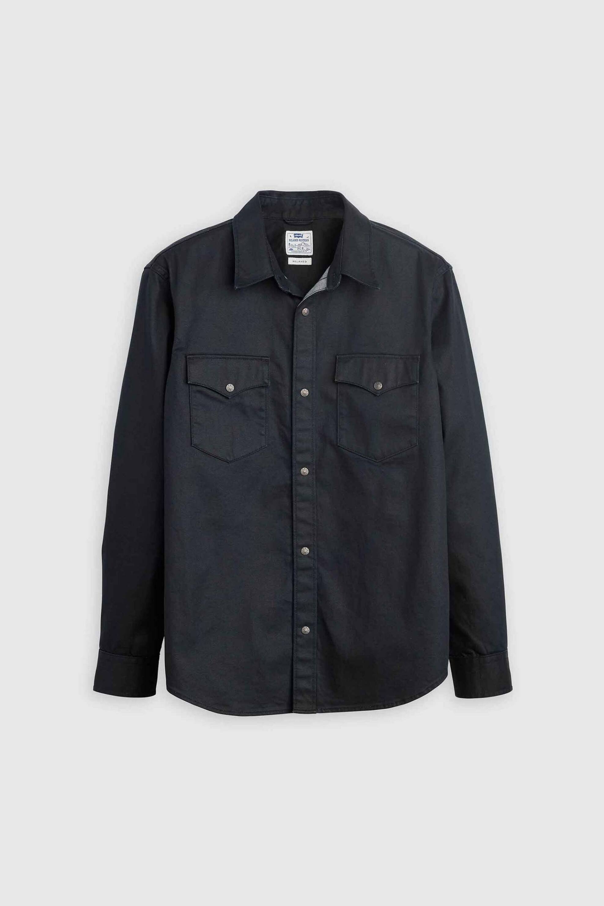 Levi&Apos S Ανδρικό Πουκάμισο με Τσέπες Relaxed Fit Western - A19190068 Μαύρο