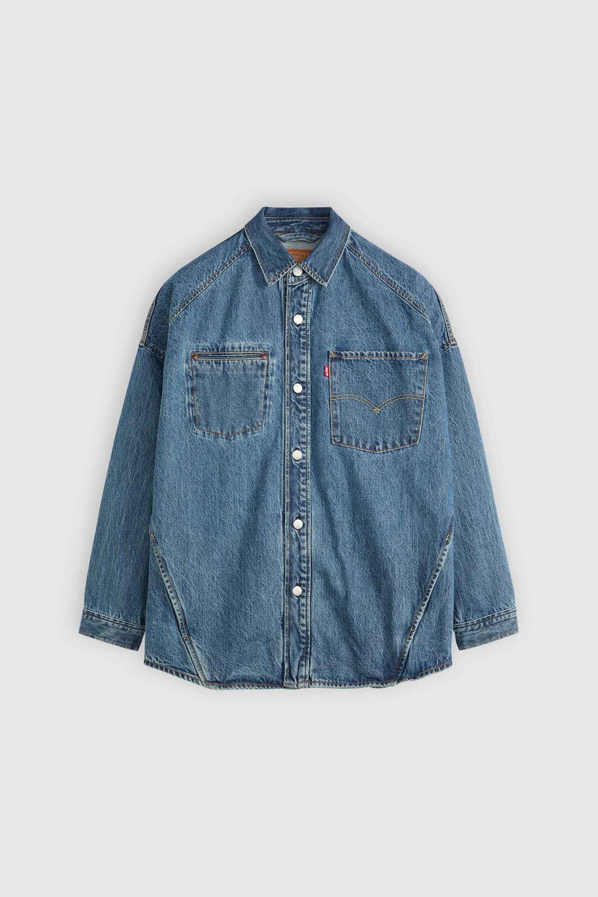 Levi&Apos S Ανδρικό Denim Jacket Relaxed Fit Twist - 003M10001 Blue