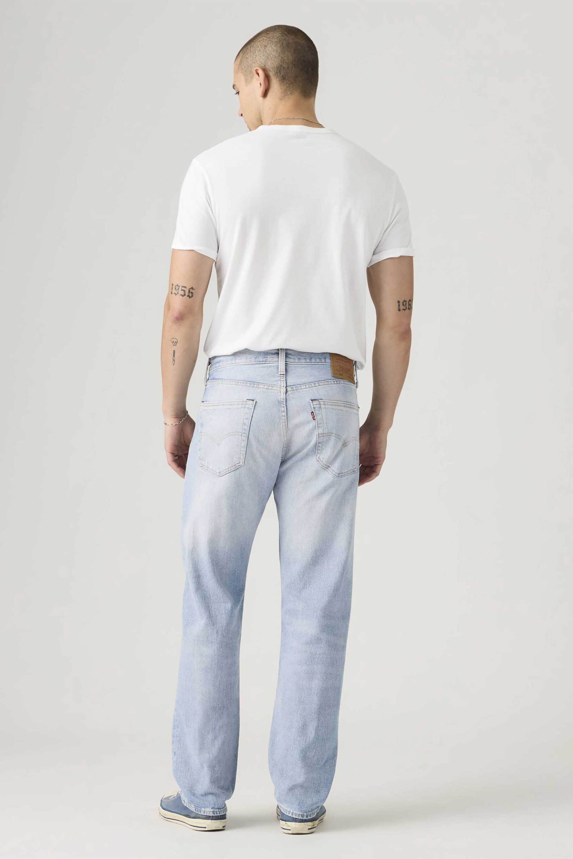 Levi&Apos S Ανδρικό Τζιν Παντελόνι Πεντάτσεπο Straight Fit 501 Original - 005013418 Denim Blue Ανοιχτό