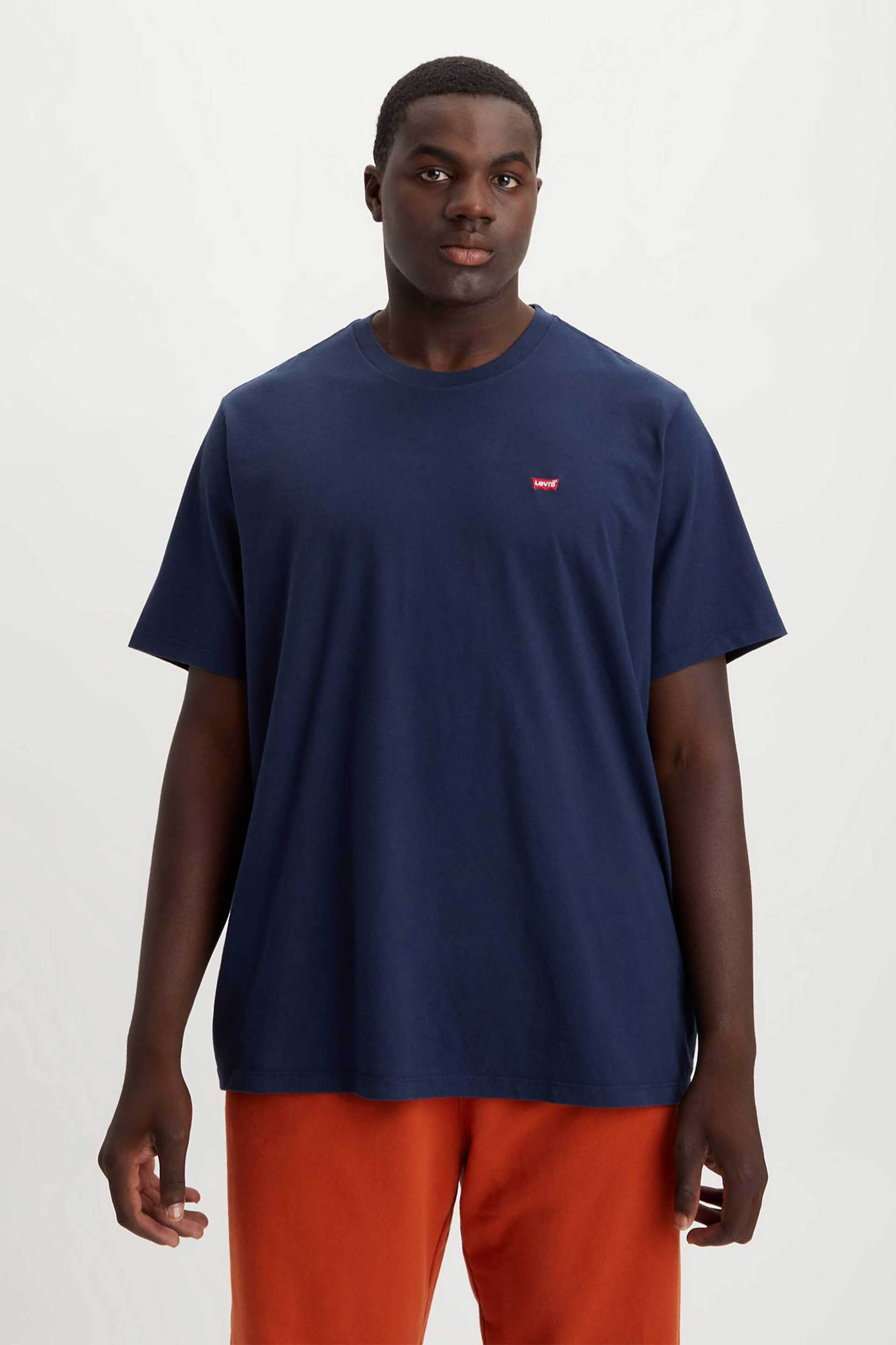 Levi's® ανδρικό T-shirt με λογότυπο Regular Fit "Original Housemark" (Big & Tall) - 173850006 Μπλε Σκούρο