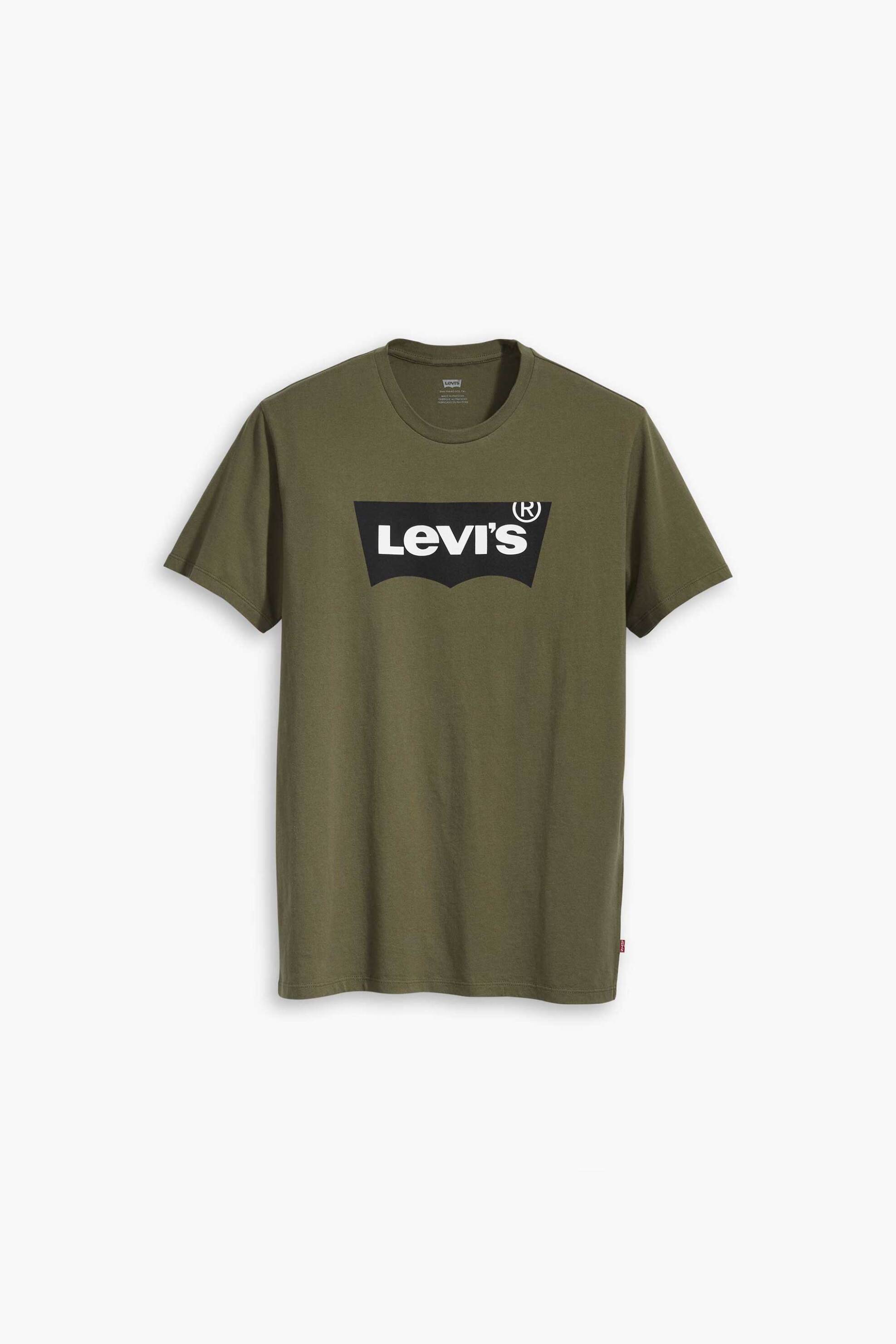 Levi&Apos S Ανδρικό T-Shirt με Λογότυπο Regular Fit Housemark Graphic - 224890153 Λαδί