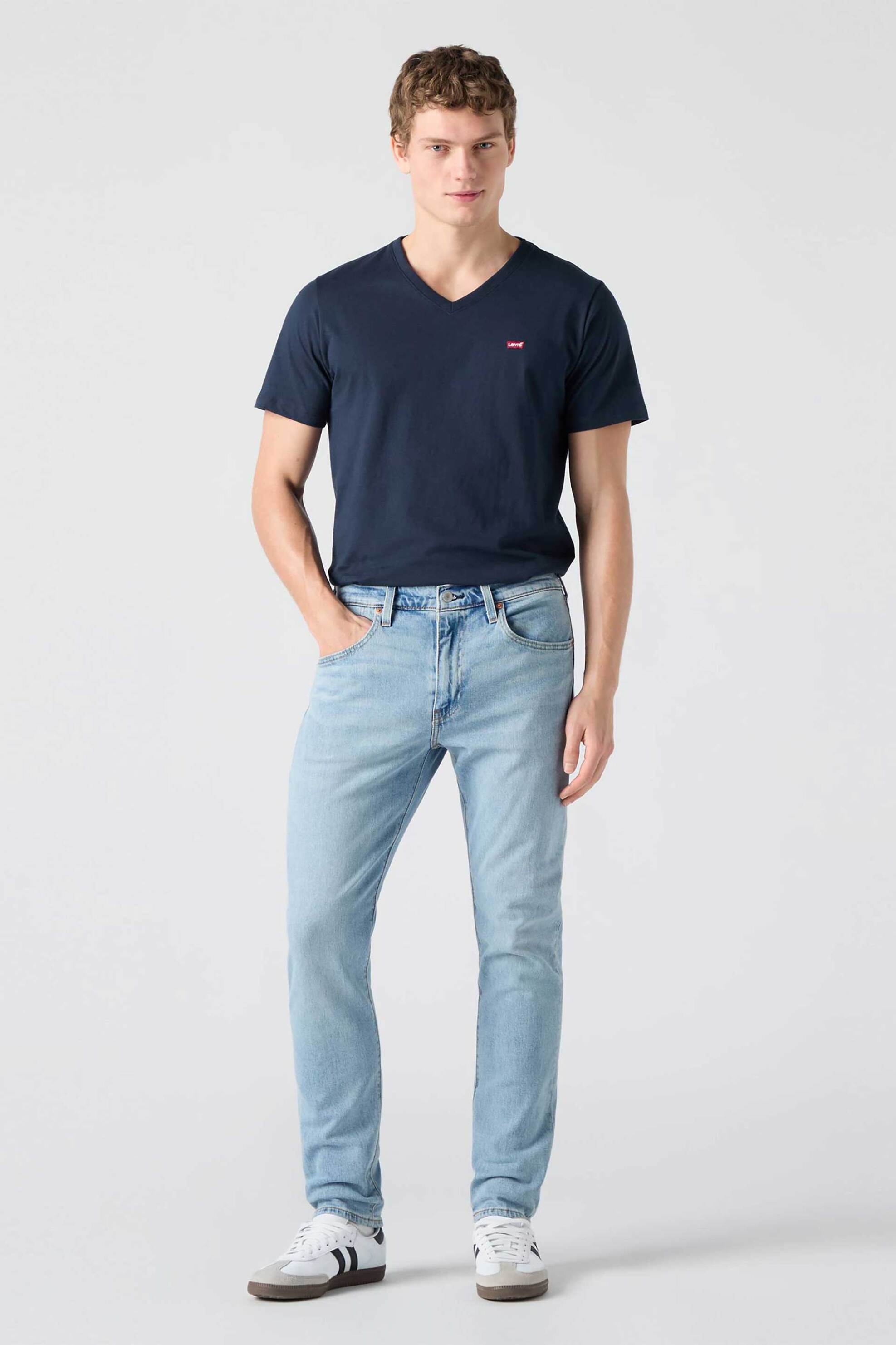 Levi's® ανδρικό τζιν παντελόνι πεντάτσεπο Slim Tapered Fit "512™" - 288331258 Denim Blue Ανοιχτό