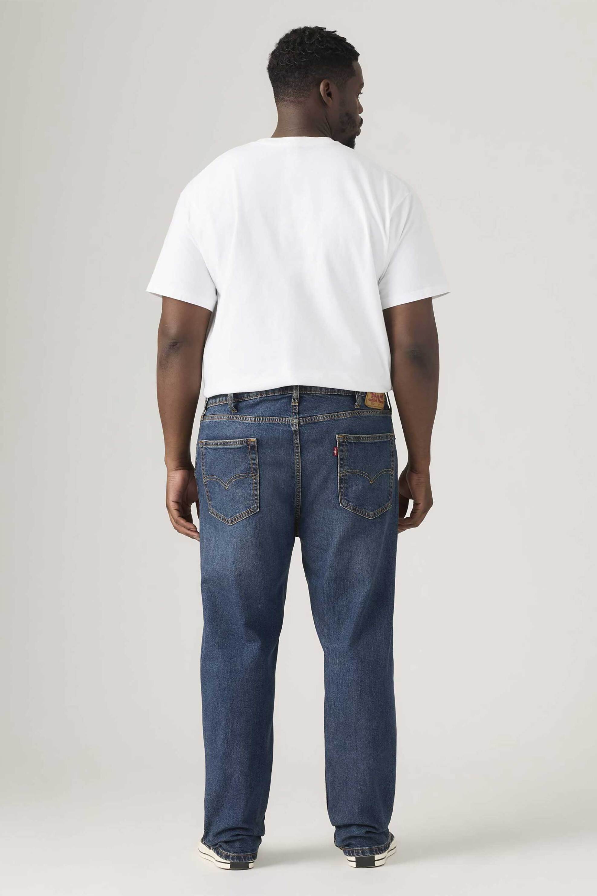 Levi&Apos S Ανδρικό Τζιν Παντελόνι Πεντάτσεπο Regular Tapered Fit 502 (Big Tall) - 596840161 Denim Blue