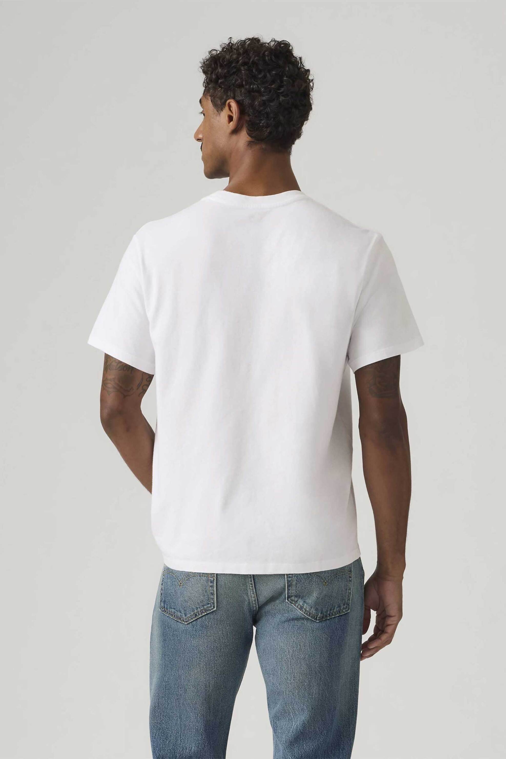 Levi&Apos S Ανδρικό T-Shirt με Τσέπη Standard Fit Essential Pocket - 005H00038 Λευκό