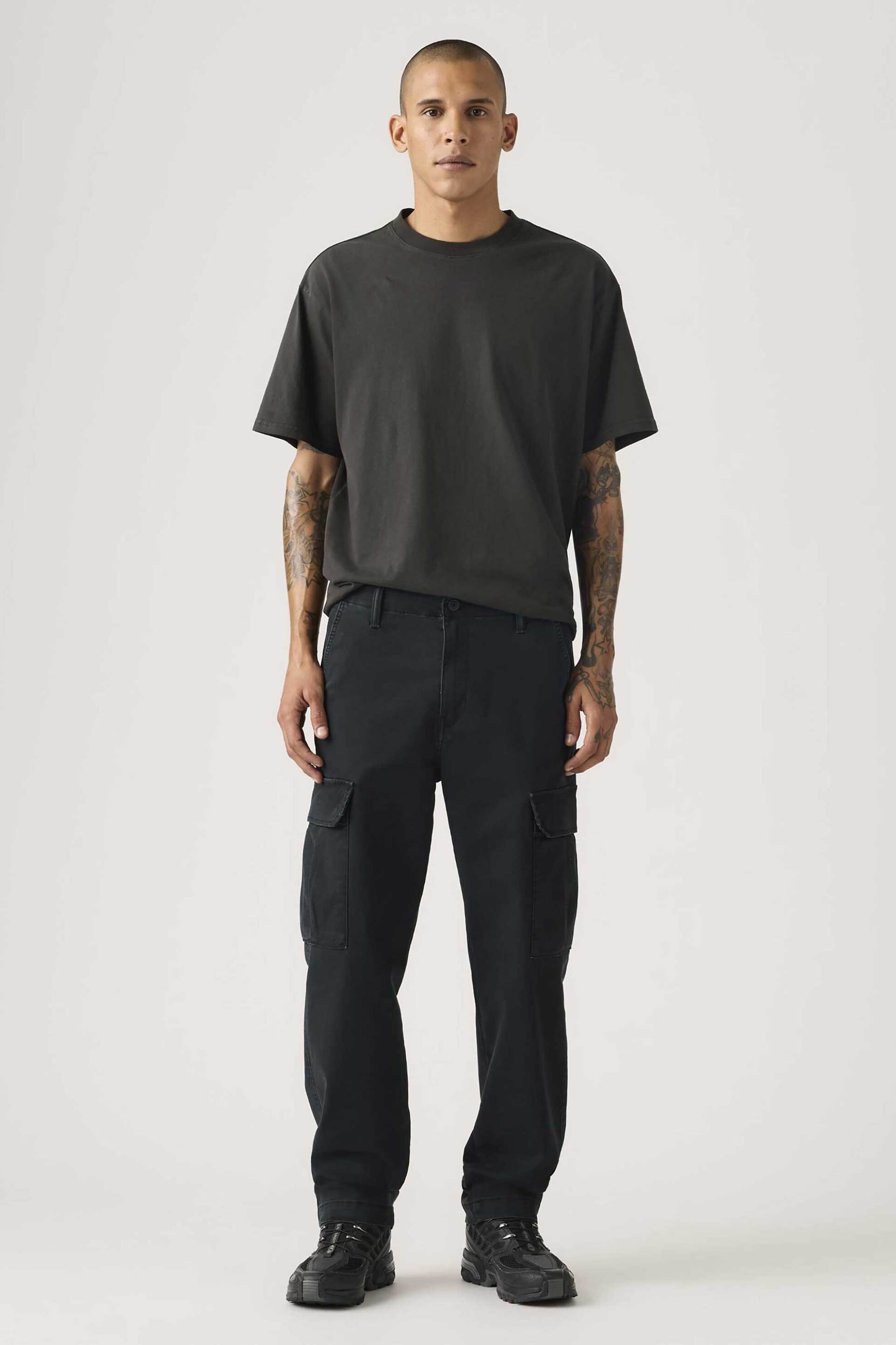 Levi's® ανδρικό παντελόνι cargo Relaxed Tapered Fit "Xx" - 0057R0000-** Μαύρο