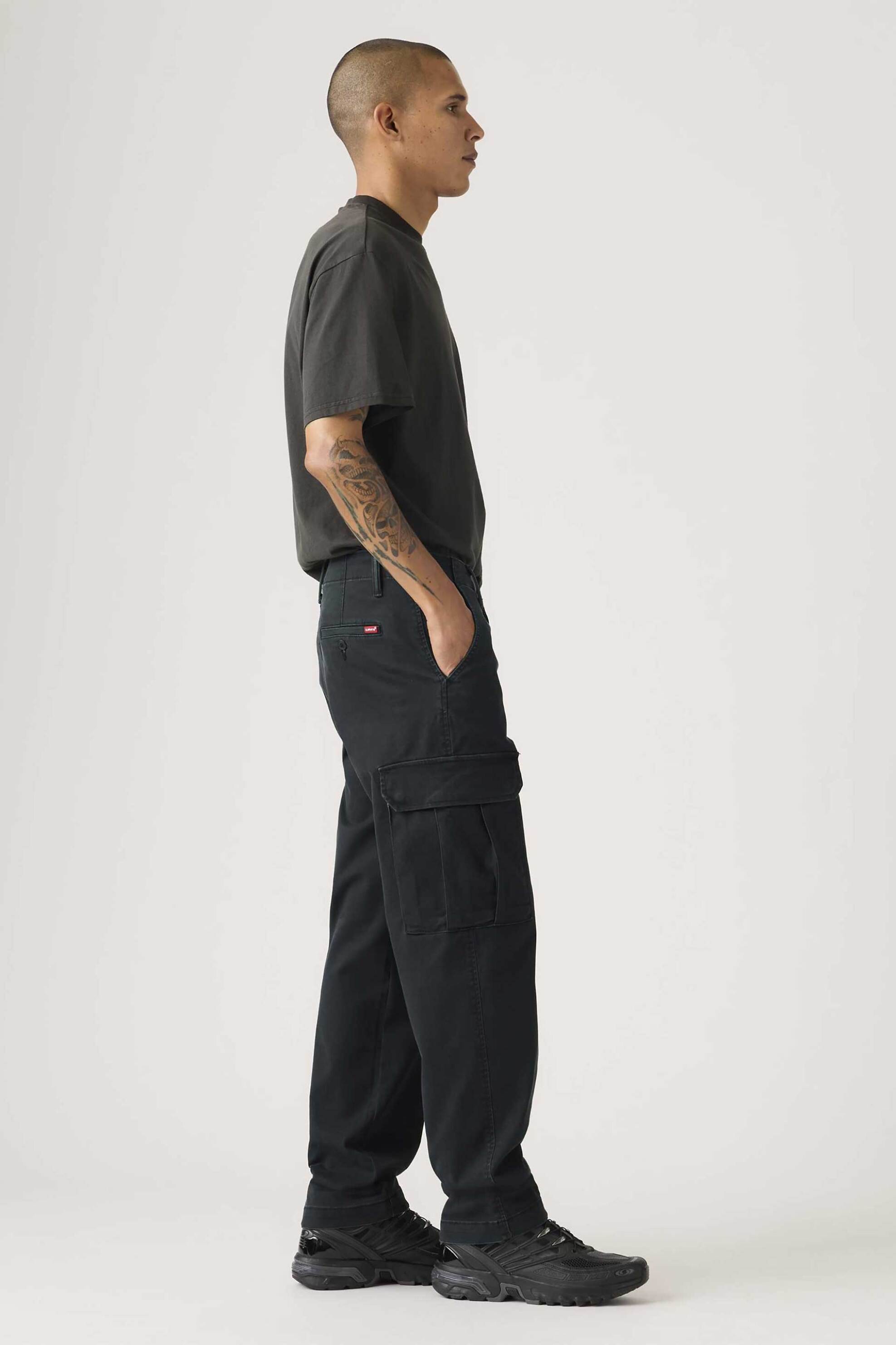 Levi's® ανδρικό παντελόνι cargo Relaxed Tapered Fit "Xx" - 0057R0000-** Μαύρο φωτογραφία