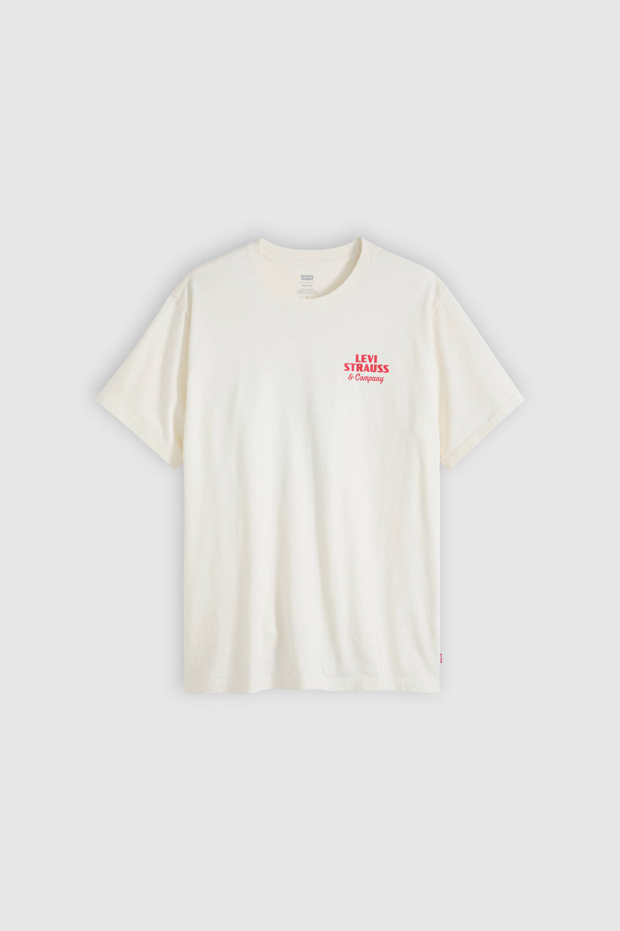 Levi&Apos S Ανδρικό T-Shirt με Λογότυπο Relaxed Fit Graphic - 161432372 Υπόλευκο