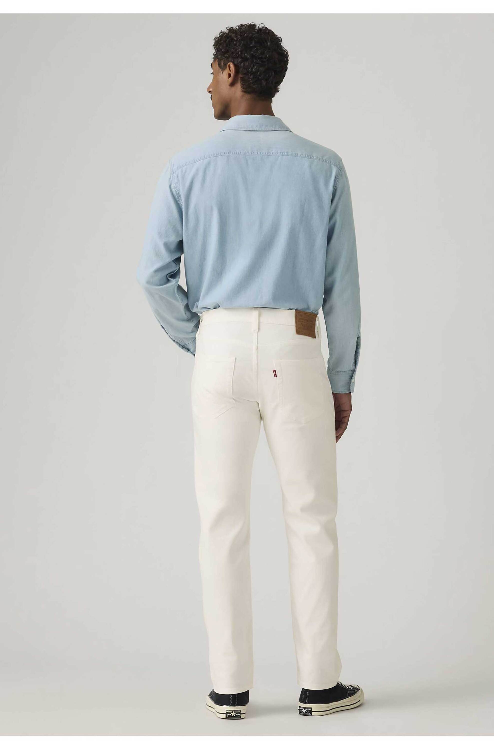 Levi&Apos S Ανδρικό Τζιν Παντελόνι Πεντάτσεπο Regular Tapered Fit 502 - 295071813 Λευκό