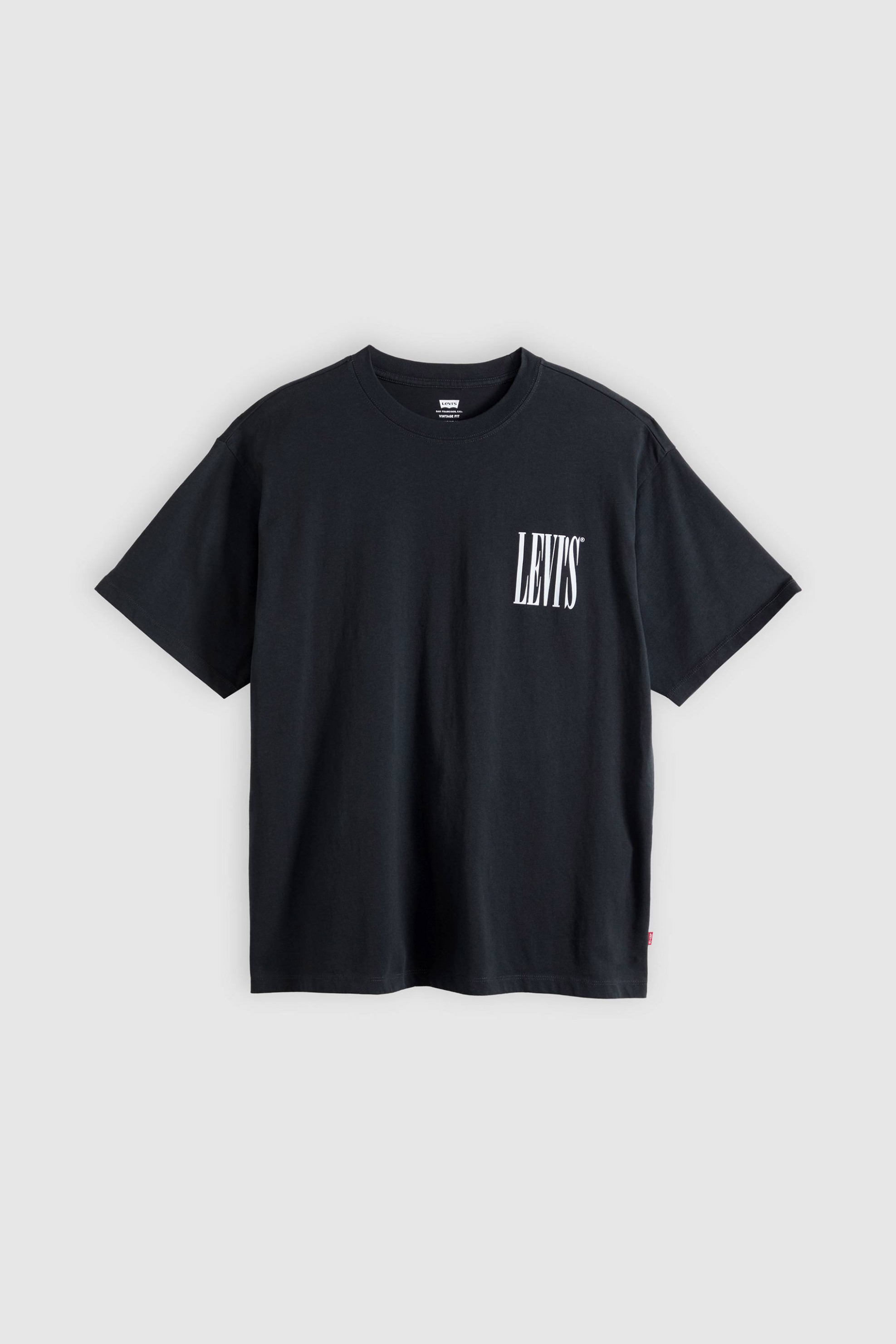 Levi&Apos S Ανδρικό T-Shirt με Λογότυπο Relaxed Fit Graphic Vintage - 873730397 Μαύρο