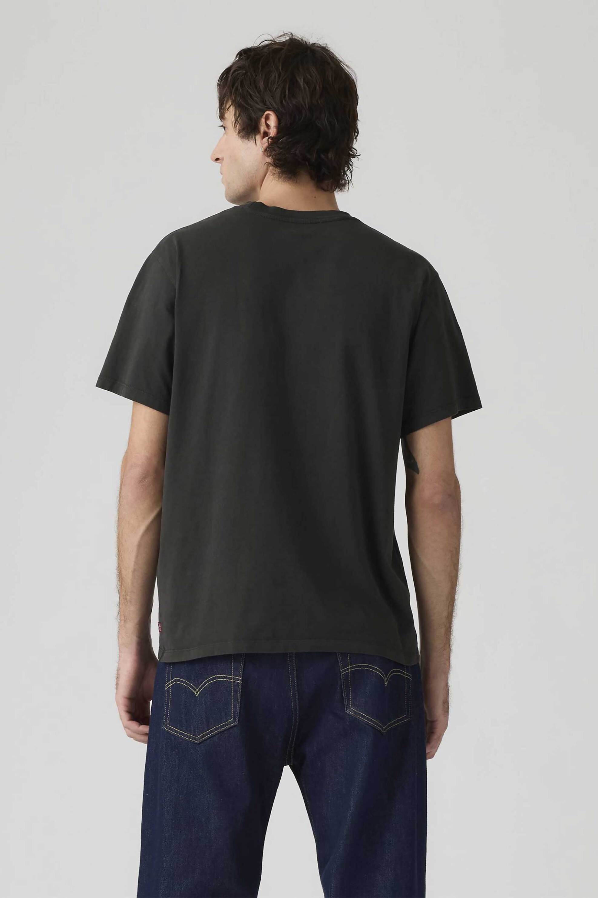 Levi&Apos S Ανδρικό T-Shirt με Τσέπη Standard Fit Essential Pocket - 005H00039 Μαύρο