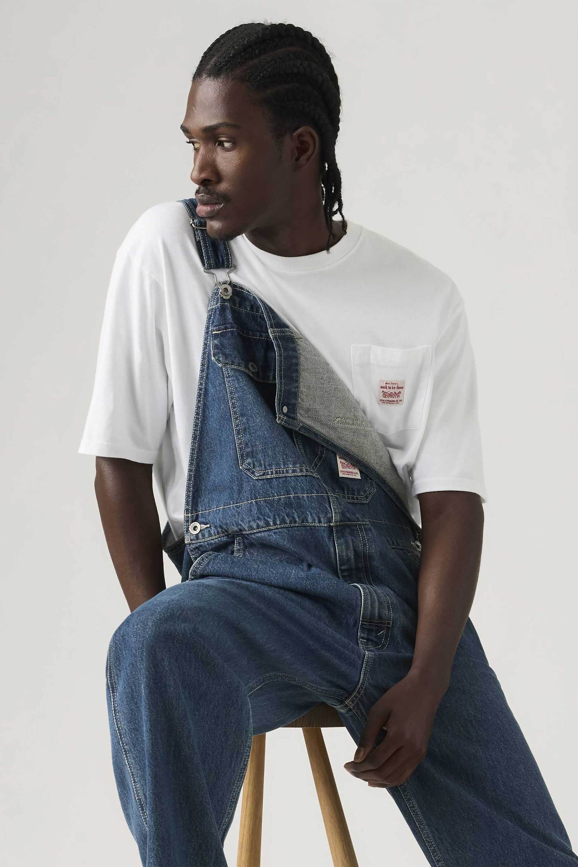 Levi's® ανδρική denim σαλοπέτα Loose Straight Fit - 0057W0001 Denim Blue φωτογραφία