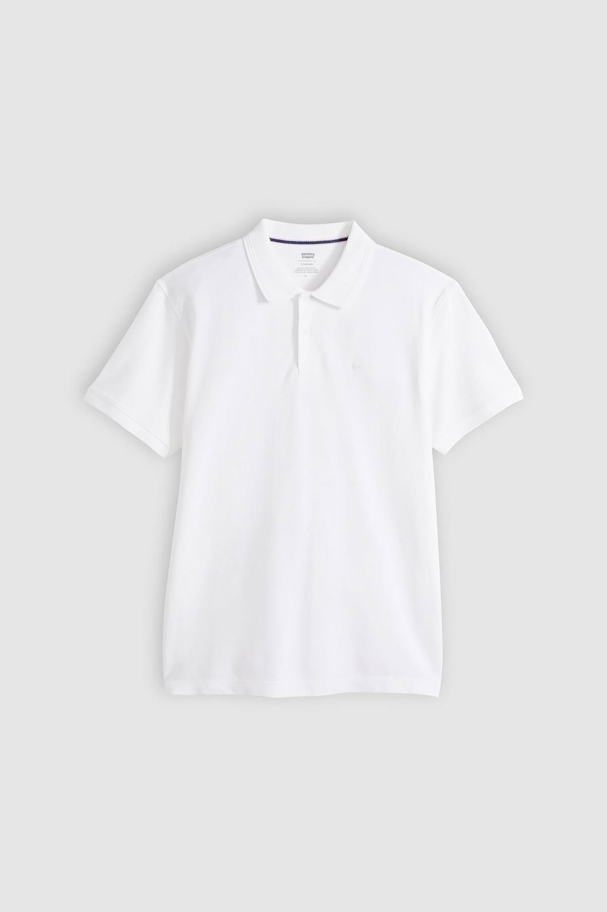 Levi&Apos S Ανδρική Μπλούζα Πόλο Πικέ με Λογότυπο Standard Fit Original - 005Fm0000 Λευκό