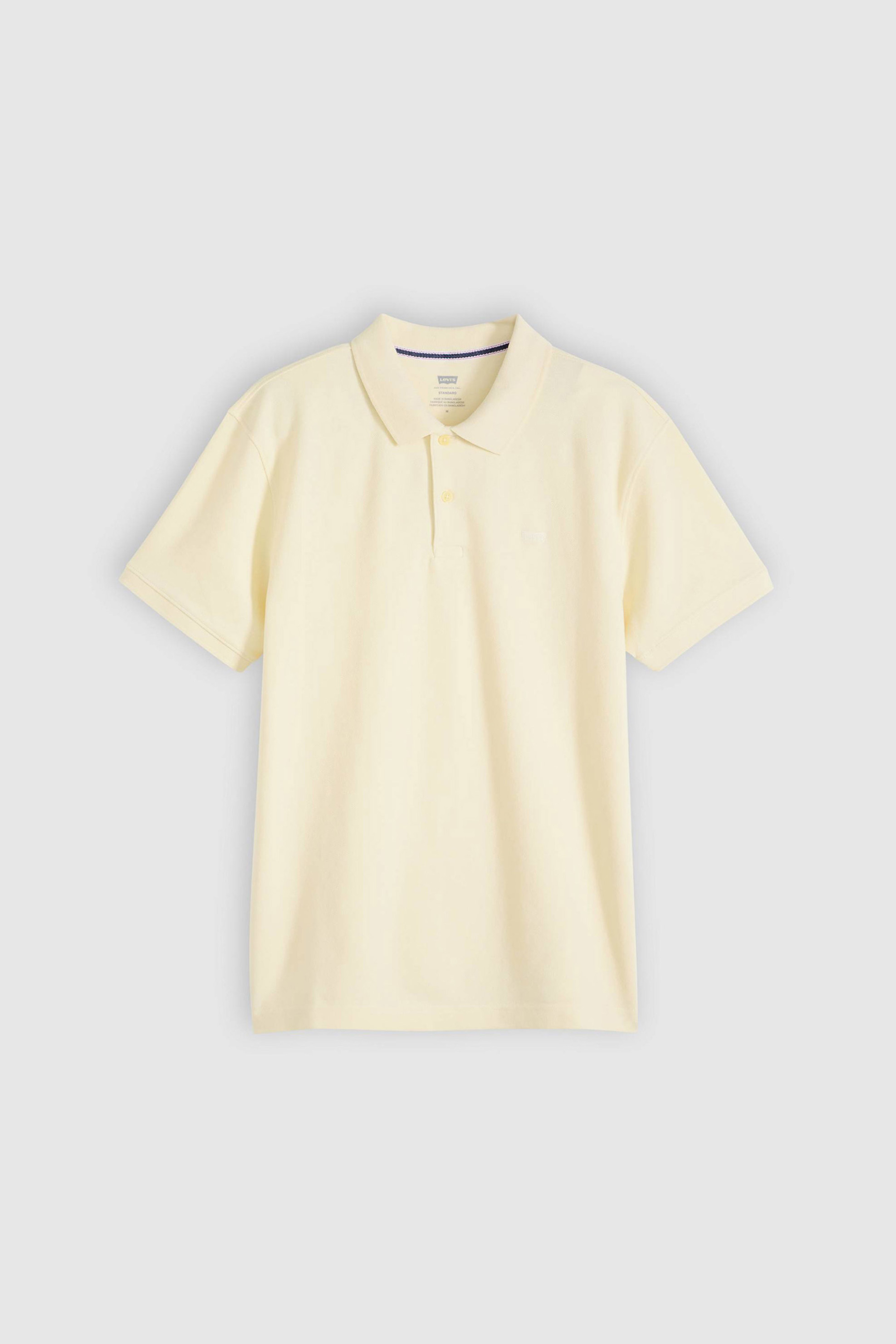 Levi&Apos S Ανδρική Μπλούζα Πόλο Πικέ με Λογότυπο Standard Fit Original - 005Fm0009 Κίτρινο Ανοιχτό