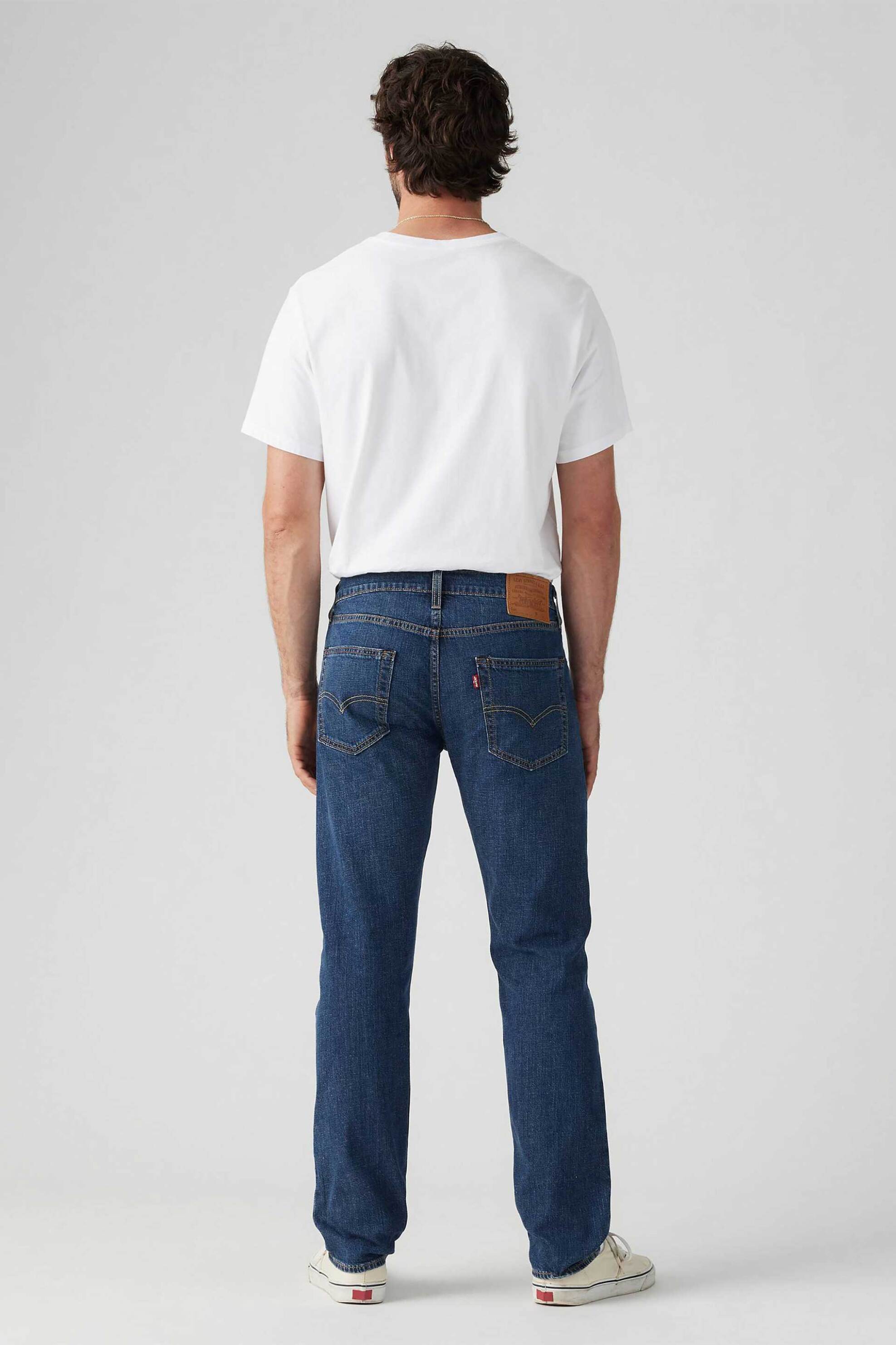 Levi&Apos S Ανδρικό Τζιν Παντελόνι Πεντάτσεπο Regular Tapered Fit 502 - 295071636 Denim Blue Σκούρο