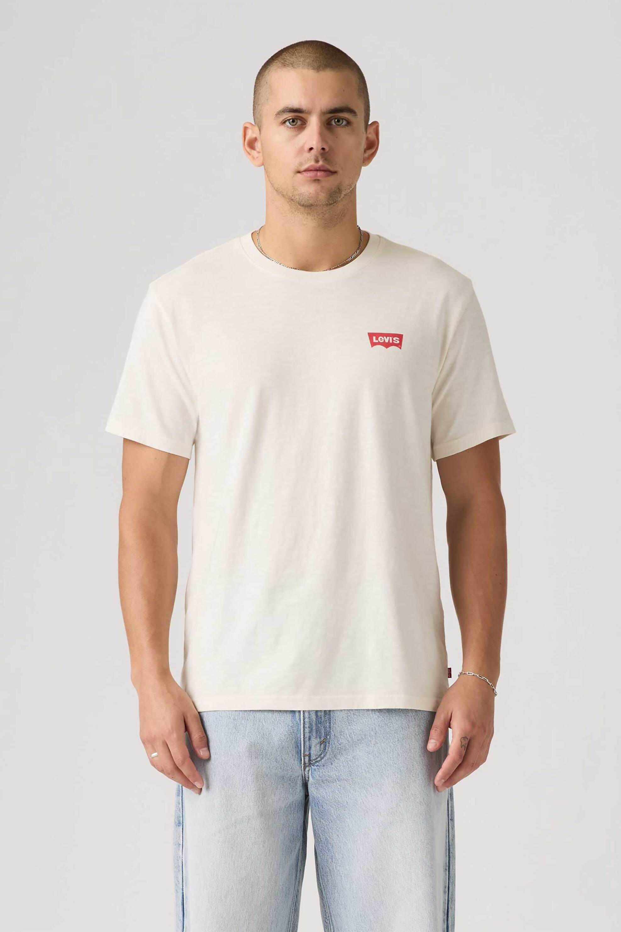 Levi's® ανδρικό T-shirt με λογότυπο Relaxed Fit "Graphic" - 161432451 Υπόλευκο