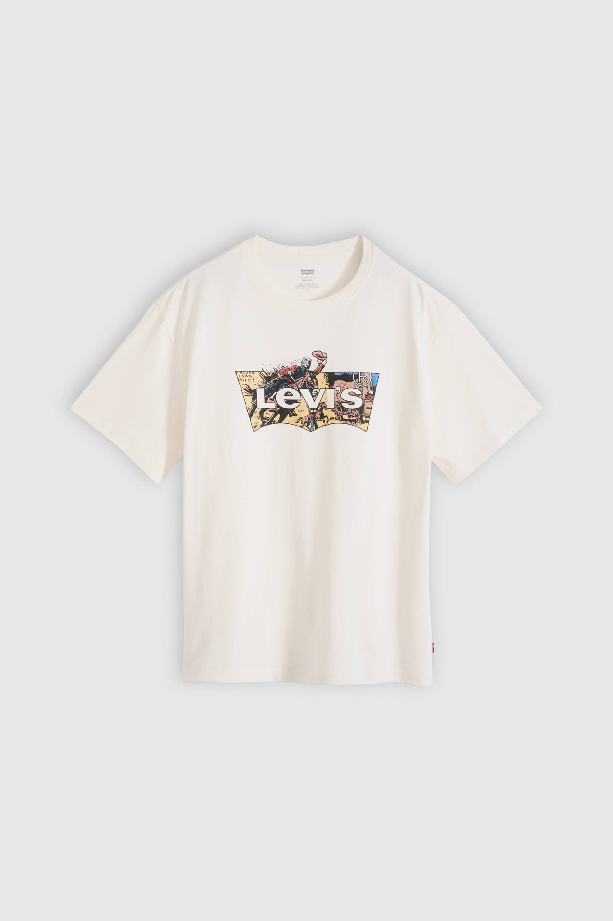 Levi&Apos S Ανδρικό T-Shirt με Λογότυπο Relaxed Fit Graphic - 161432445 Εκρού
