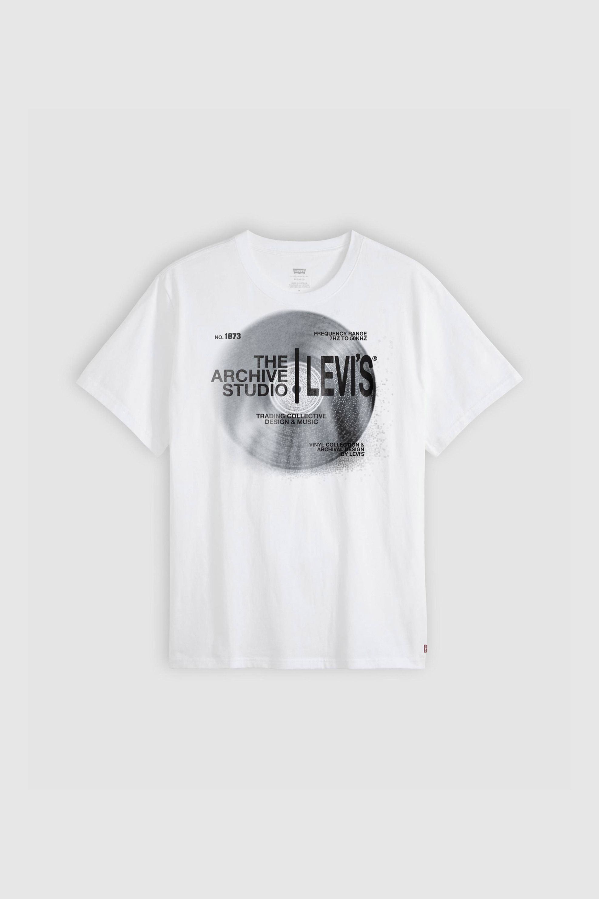 Levi&Apos S Ανδρικό T-Shirt με Print Relaxed Fit Graphic - 161432527 Λευκό