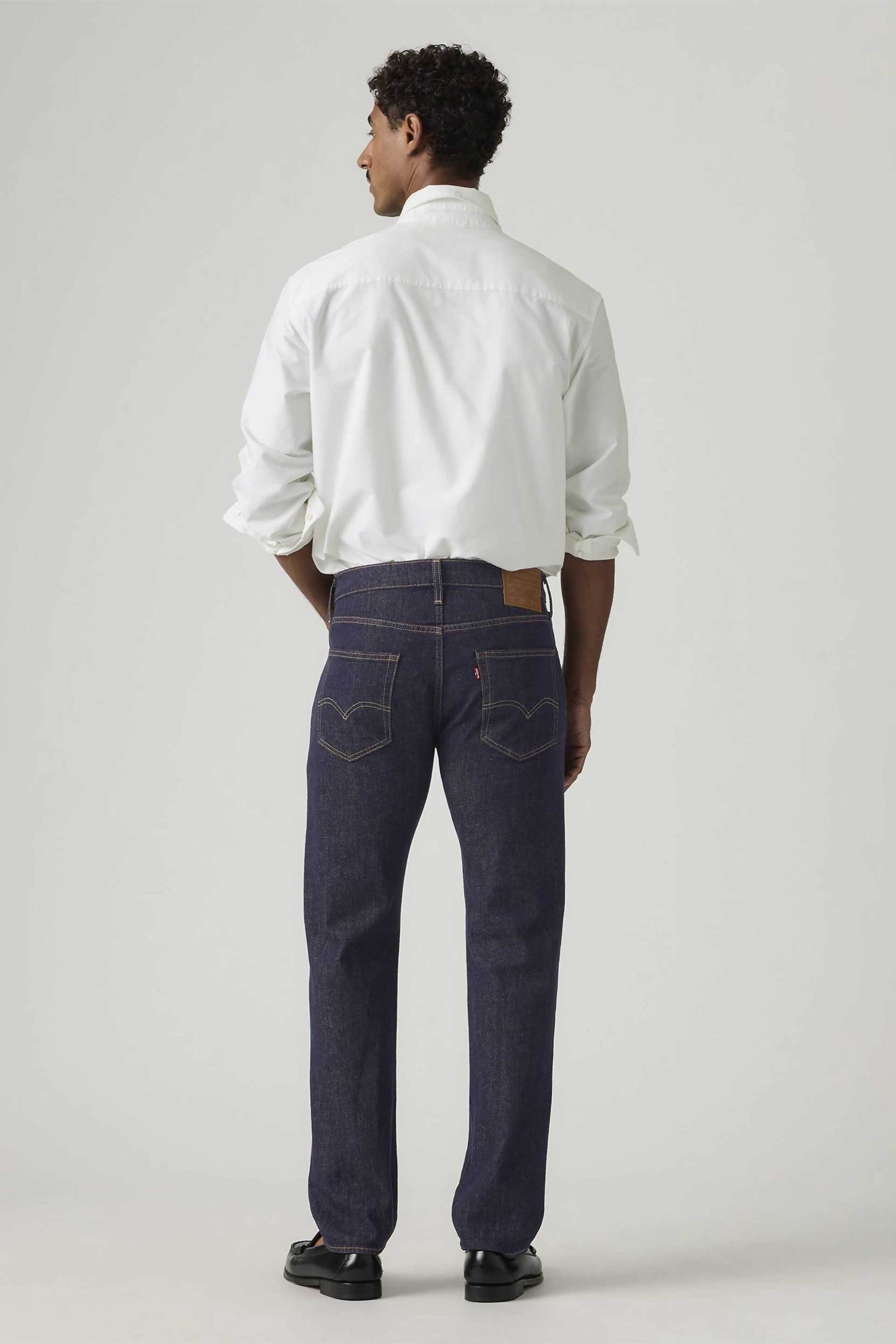 Levi&Apos S Ανδρικό Τζιν Παντελόνι Πεντάτσεπο Regular Tapered Fit 502 - 295071800 Denim Blue Σκούρο