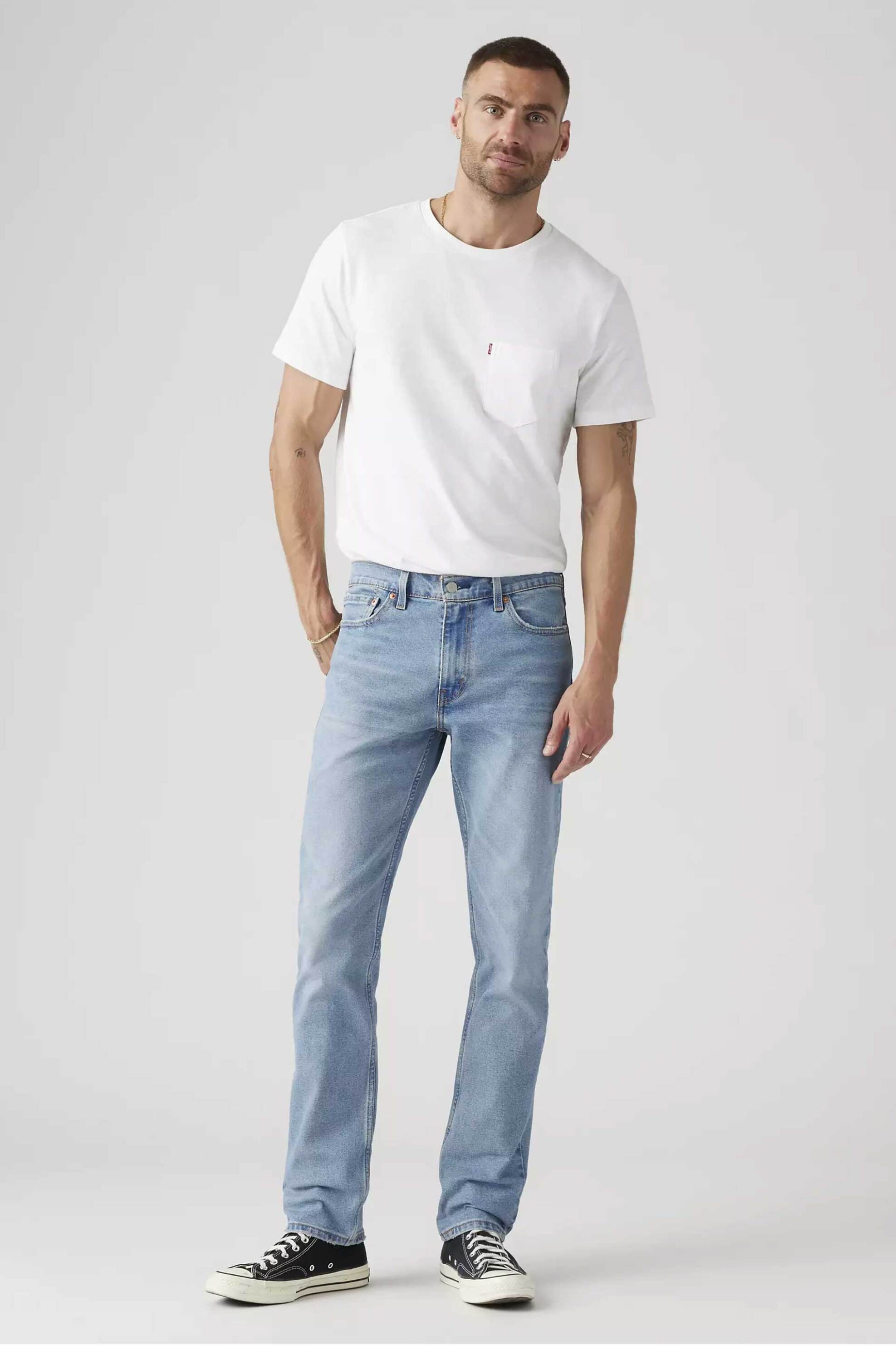 Levi's® ανδρικό τζιν παντελόνι πεντάτσεπο Slim Fit "511™" - 045114781 Denim Blue