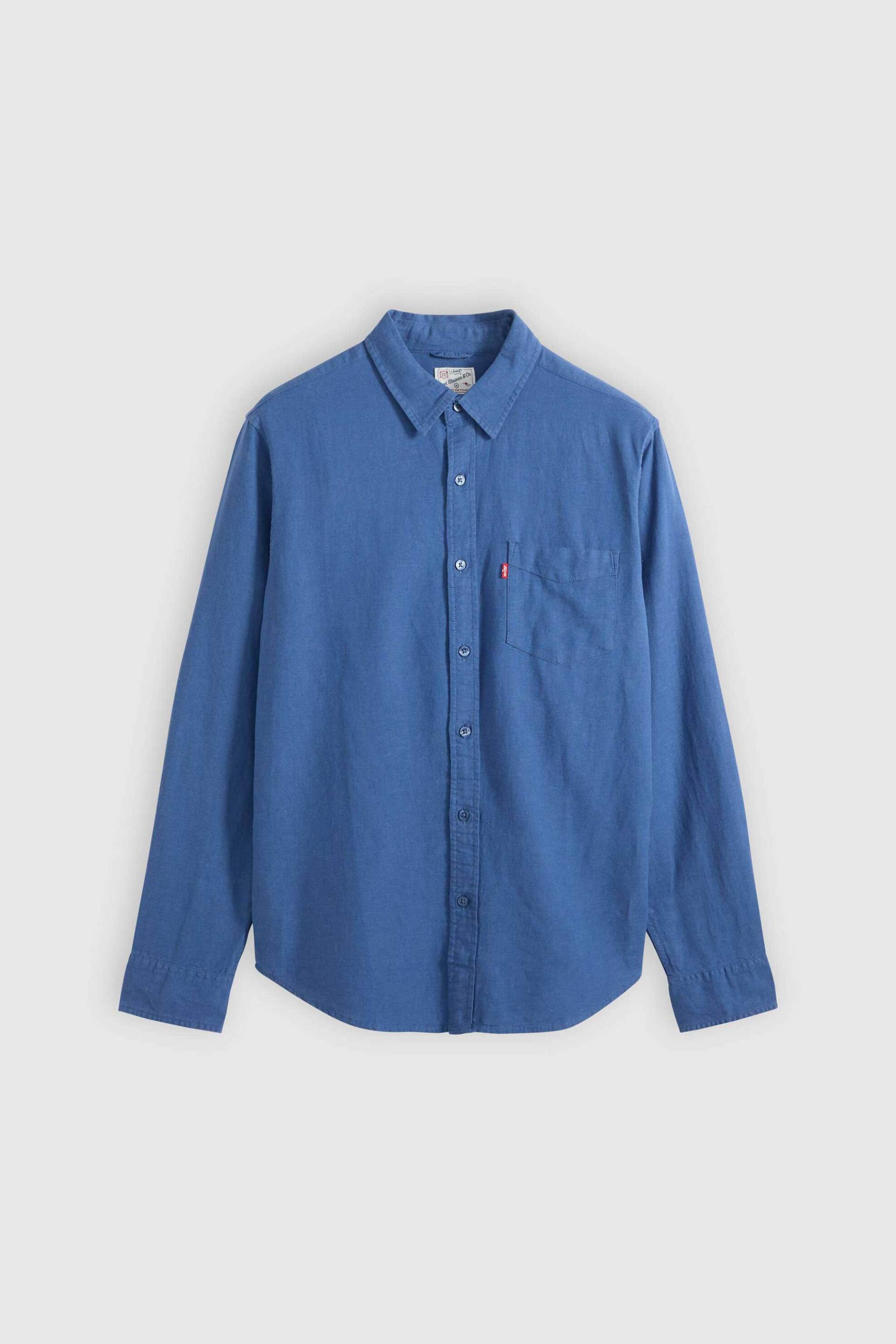 Levi&Apos S Ανδρικό Πουκάμισο με Τσέπη Standard Fit Sunset Pocket - 857460207 Μπλε