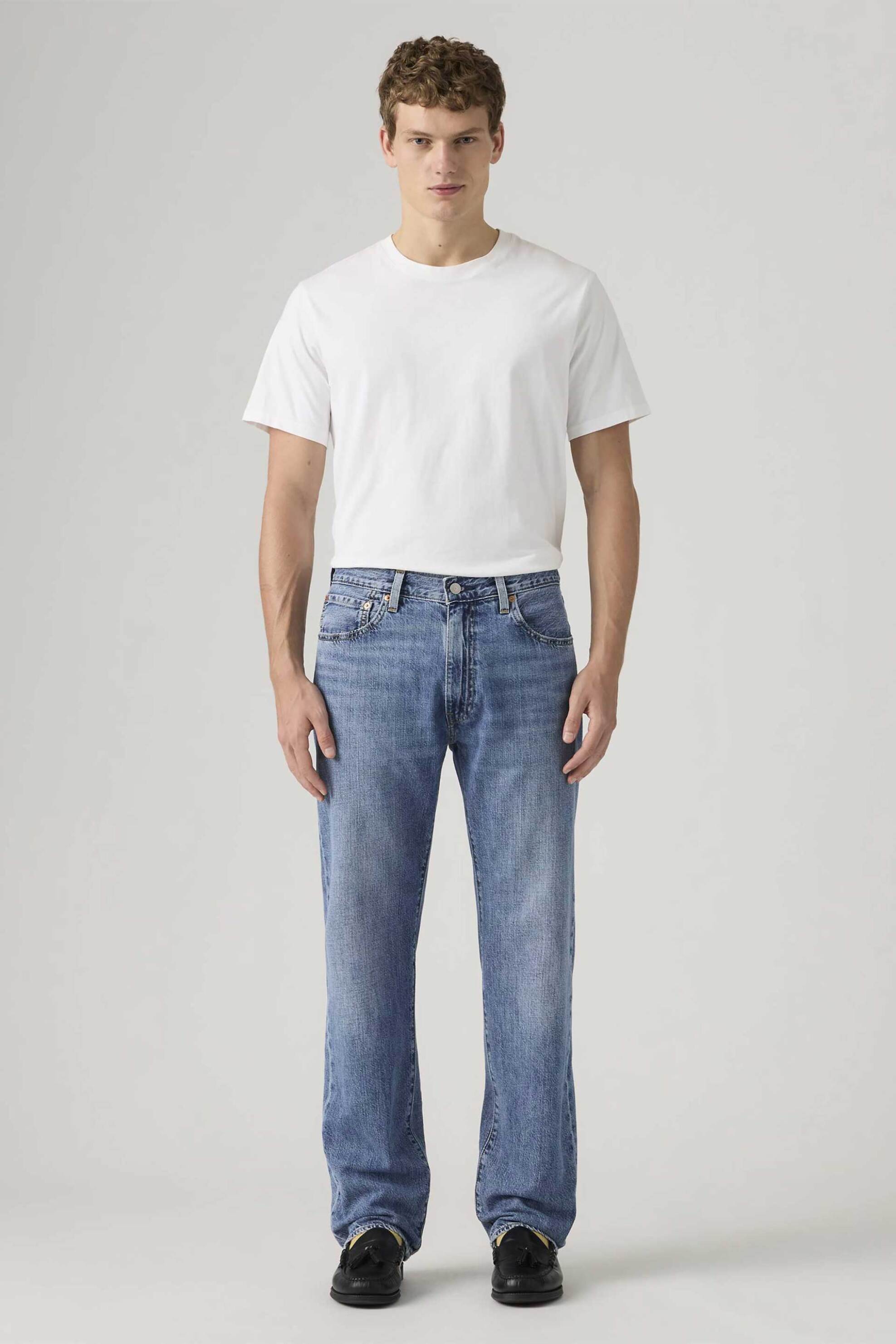 Levi's® ανδρικό τζιν παντελόνι πεντάτσεπο Relaxed Straight Fit ''555™'' - 000LO0053 Denim Blue